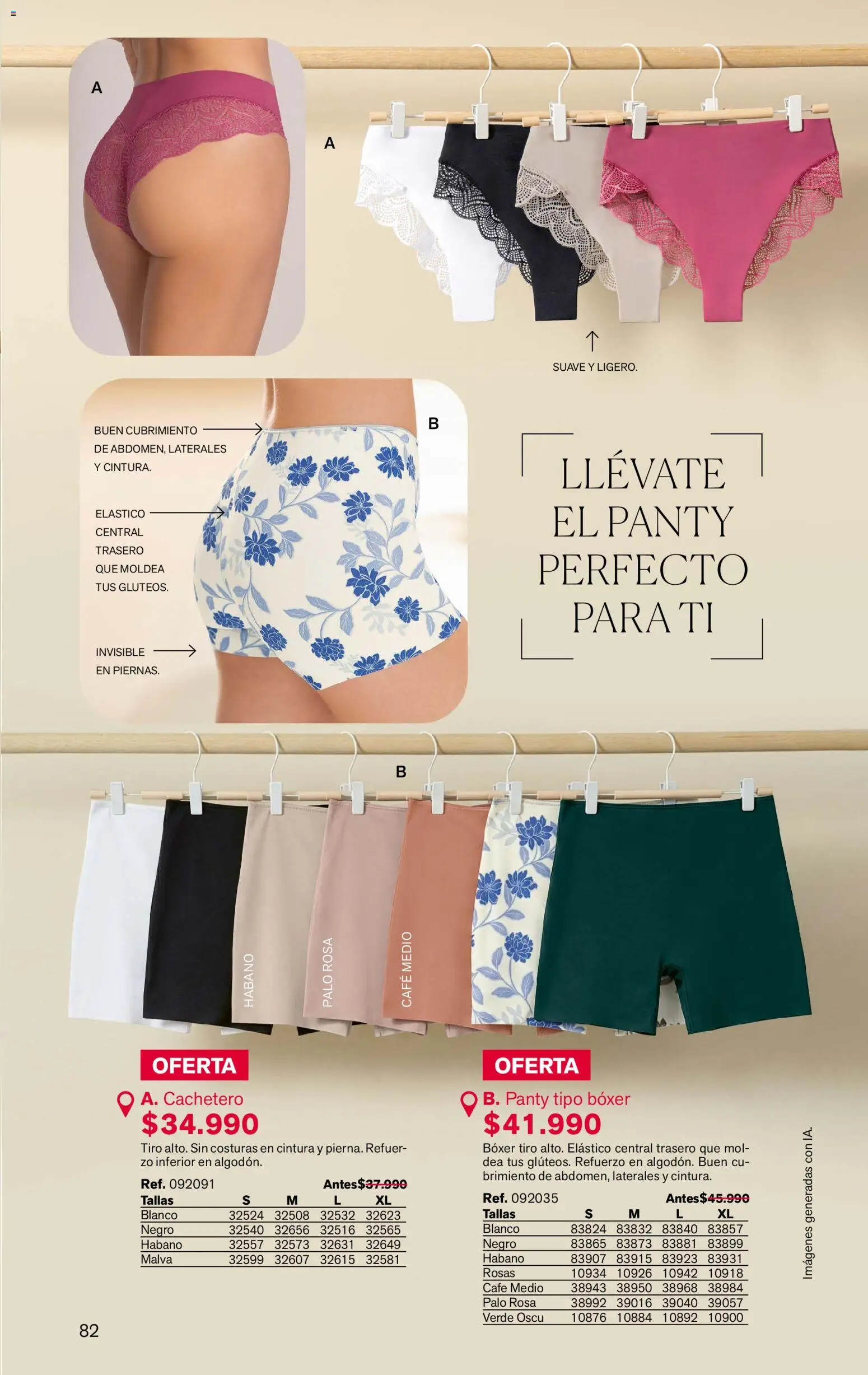 Leonisa revista - valida desde el 04.06.2026 | Página: 82 | Productos: Cachetero, Café