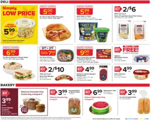 Preview of Giant weekly ads valid from 07/31/2026 | Page: 12 | Products: Bakery, Cheese, Bread, Avocado