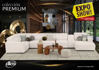 Vista previa de Muebles Dico catálogo Colección Premium, nuevo folleto de la tienda, válido en México a partir del 01/08/2026