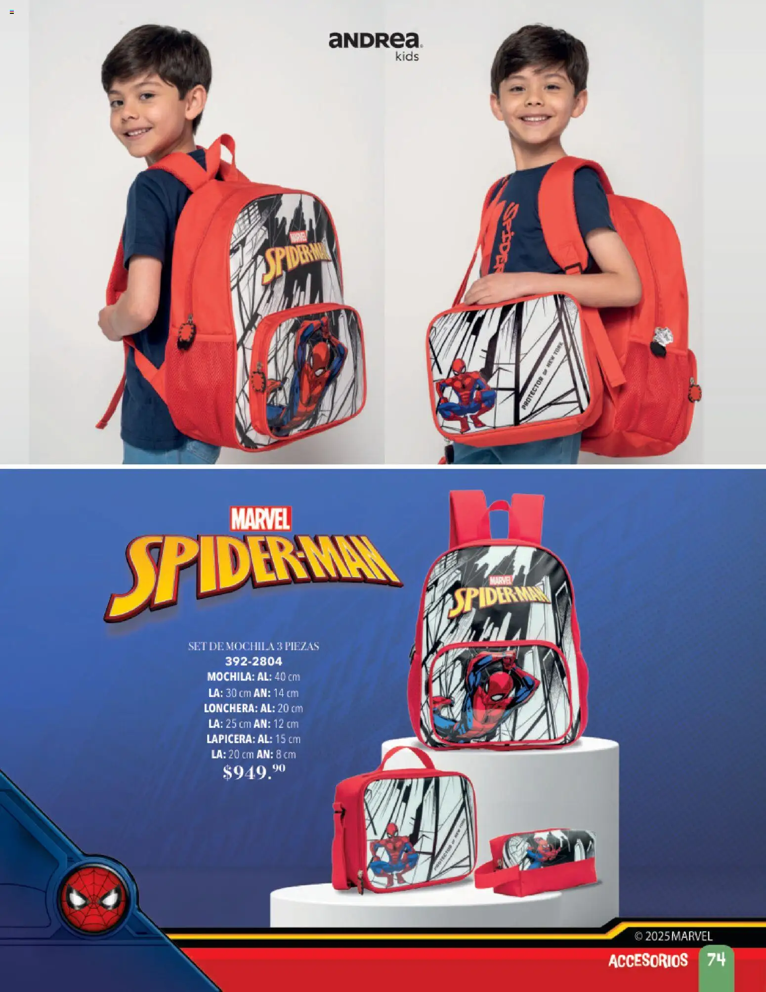 Nuevas ofertas de Andrea válidas en toda la República Mexicana desde el 24/05/2026. ¡Encuentra las mejores ofertas en Andrea catálogo Accesorios para todos! | Página: 74 | Productos: Mochila