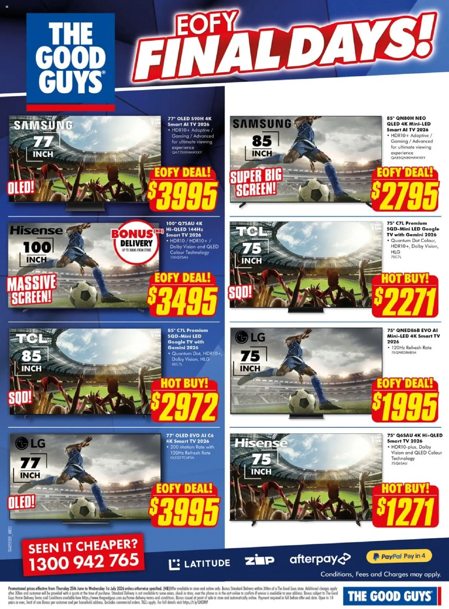 The Good Guys catalogue - valid from 25/06/2026 | Page: 2 | Products: Phone, Tv, Smart tv, Screen