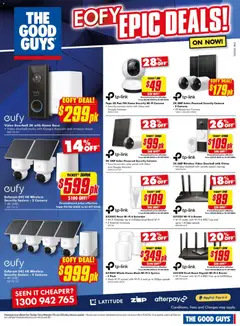 Preview of The Good Guys Eofy epic deals - valid from 11.06.2026 | Page: 10 | Products: Doorbell, Camera