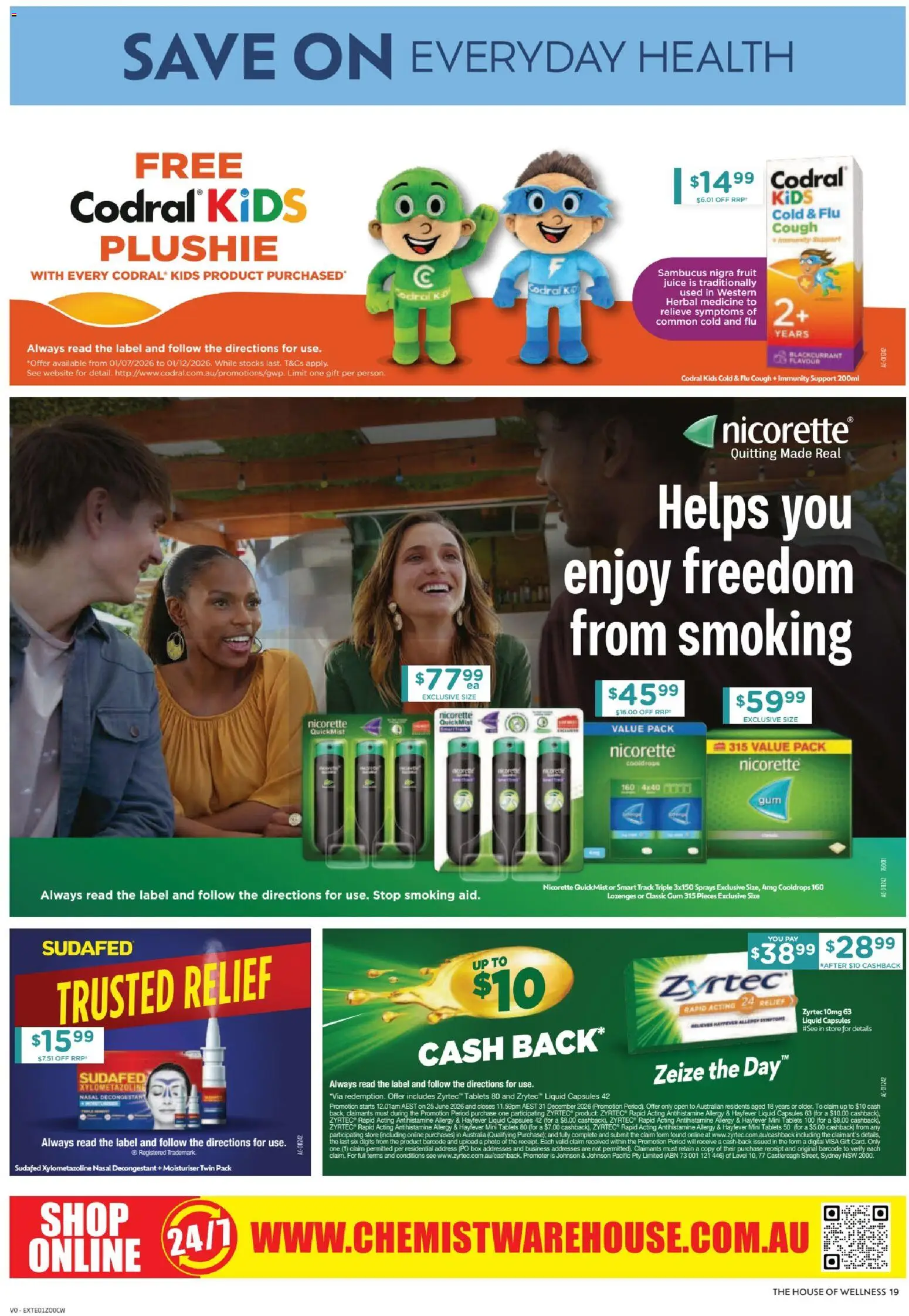Chemist Warehouse catalogue - valid from 09/07/2026 | Page: 19 | Products: Gum, Moisturiser, Digital, Allergy
