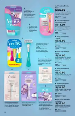 Vista previa de folleto Leonisa catálogo - Aliados Leonisa de la Leonisa válido desde 25/06/2026 | Página: 50 | Productos: Maquina de afeitar, Perfume