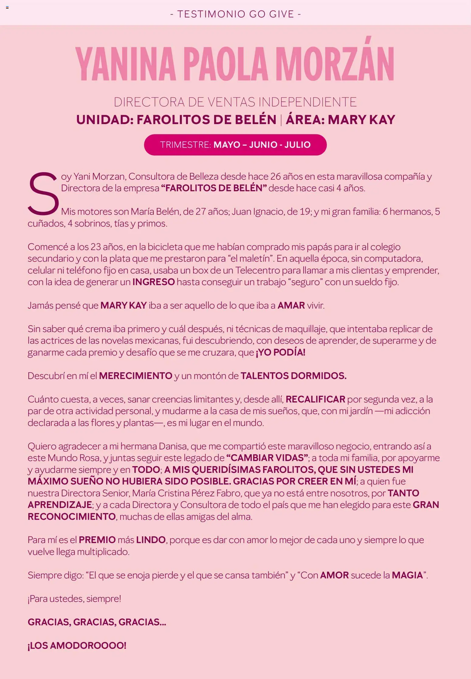Mary Kay - Aplausos Septiembre 2026 │ válido desde el 01/09/2026 | Página: 74 | Productos: Teléfono, Flores, Papas, Crema