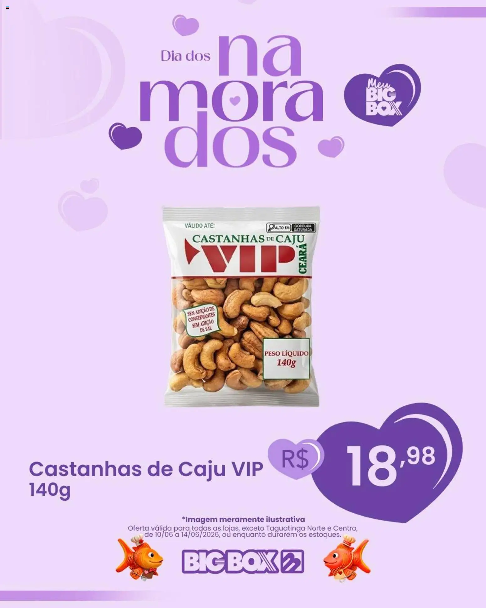 Big Box Folheto - válido de 10.06.2026 | Página: 7 | Produtos: Caju, Castanhas, Sal