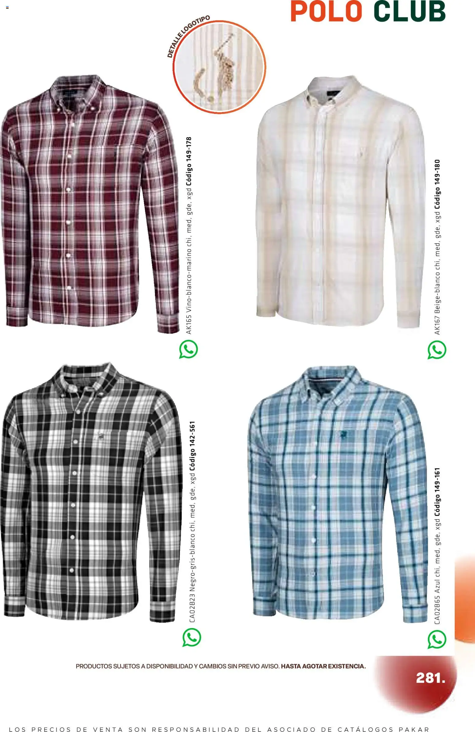 Nuevas ofertas de SC Pakar válidas en toda la República Mexicana desde el 28/08/2026. ¡Encuentra las mejores ofertas en SC Pakar catálogo Premium Men Tomo 1! | Página: 281