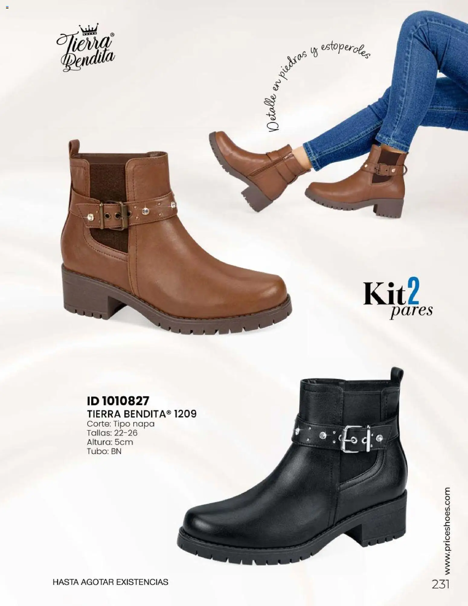Nuevas ofertas de Price Shoes válidas en toda la República Mexicana desde el 06.05.2026. ¡Encuentra las mejores ofertas en Price Shoes catálogo Todo en uno! | Página: 231