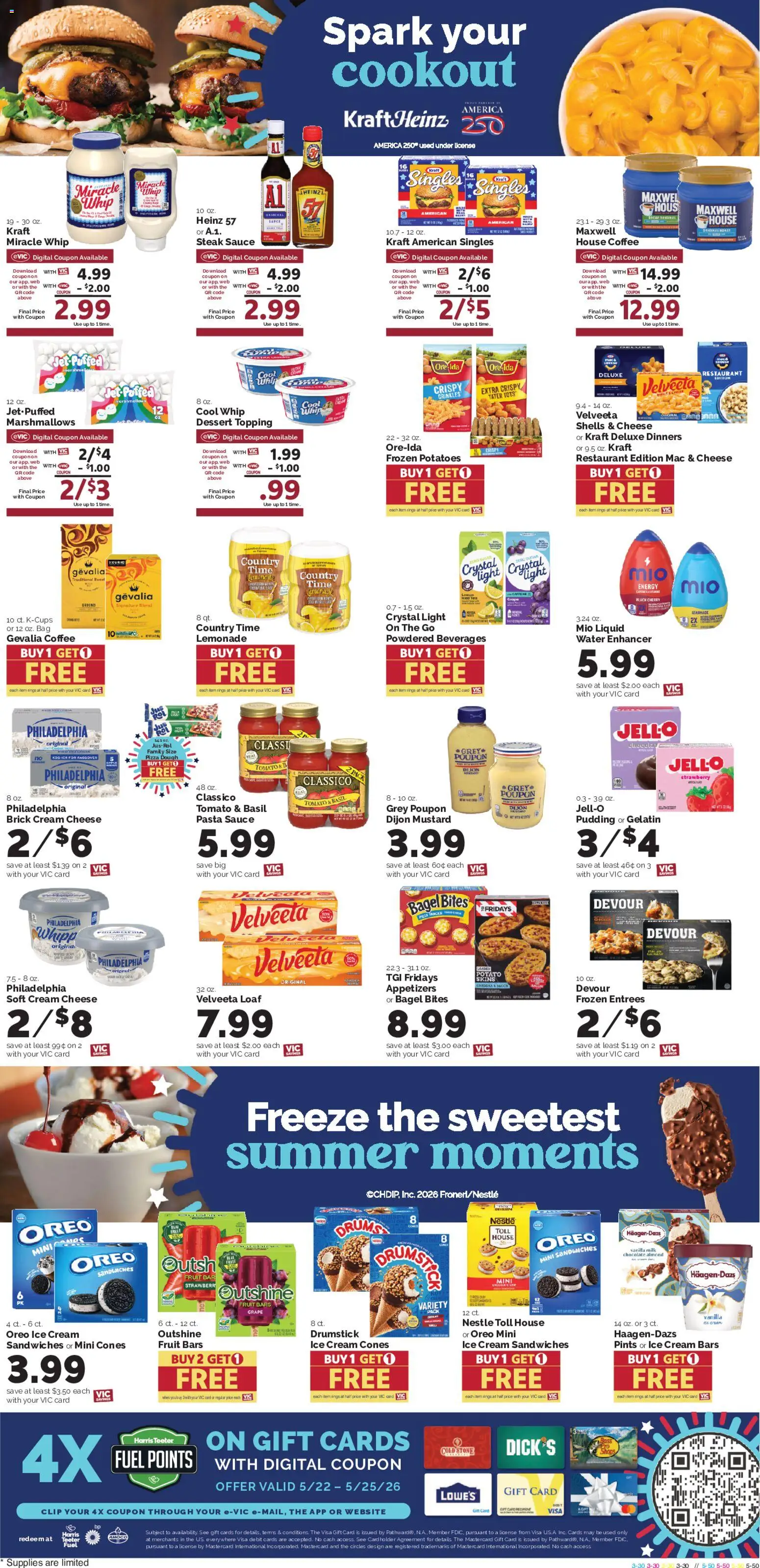 Harris Teeter Weekly Ad - SC - valid from 20.05.2026 | Page: 12 | Products: Clip, Milk, Cheese, Coffee