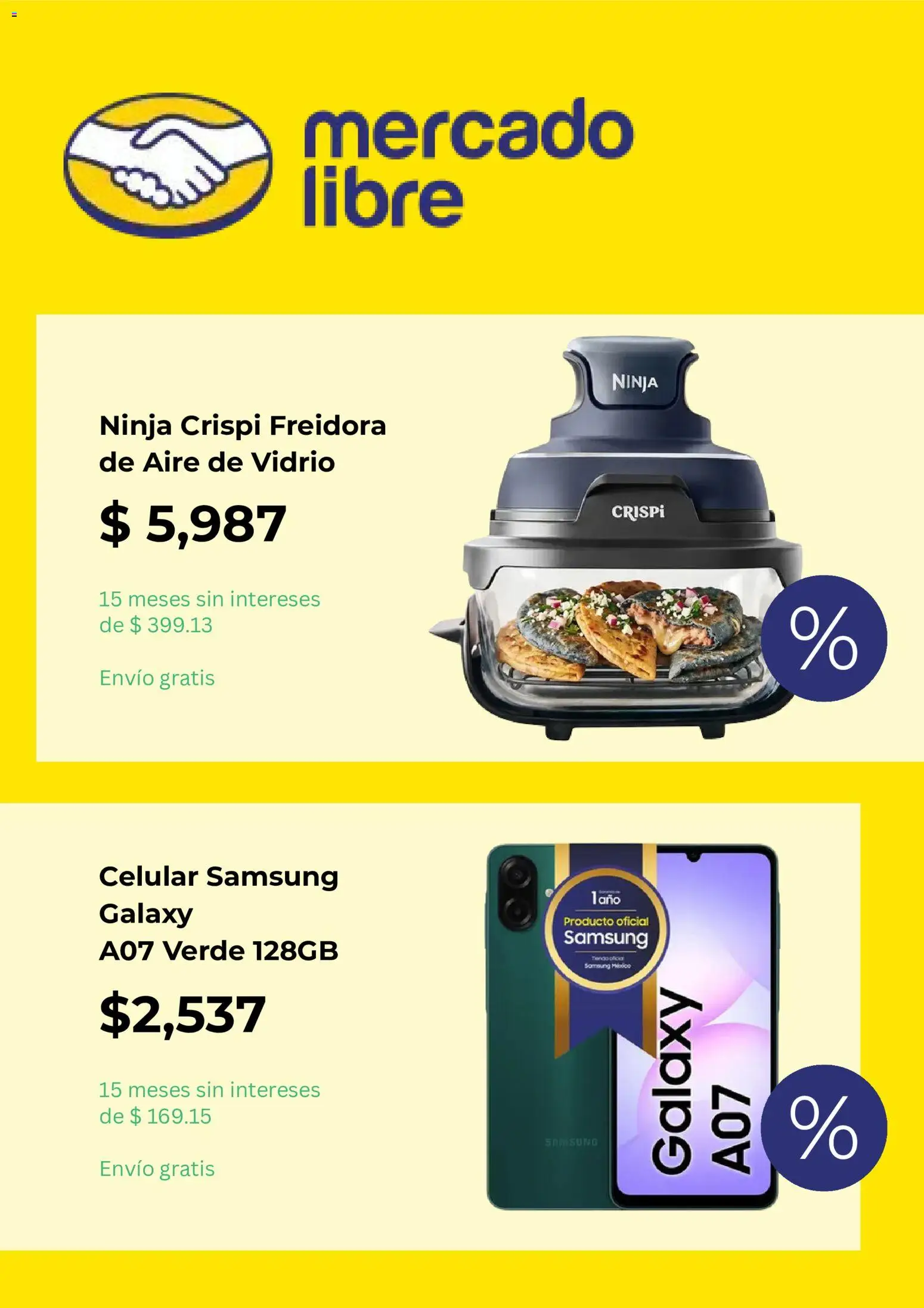 Nuevas ofertas de Mercado Libre válidas en toda la República Mexicana desde el 30/09/2026. ¡Encuentra las mejores ofertas en Mercado Libre catálogo! | Página: 2 | Productos: Freidora de aire, Freidora