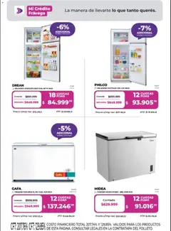 Vista previa Frávega ofertas válido desde el 06.05.2026 | Página: 12 | Productos: Sobre, Heladera, Freezer