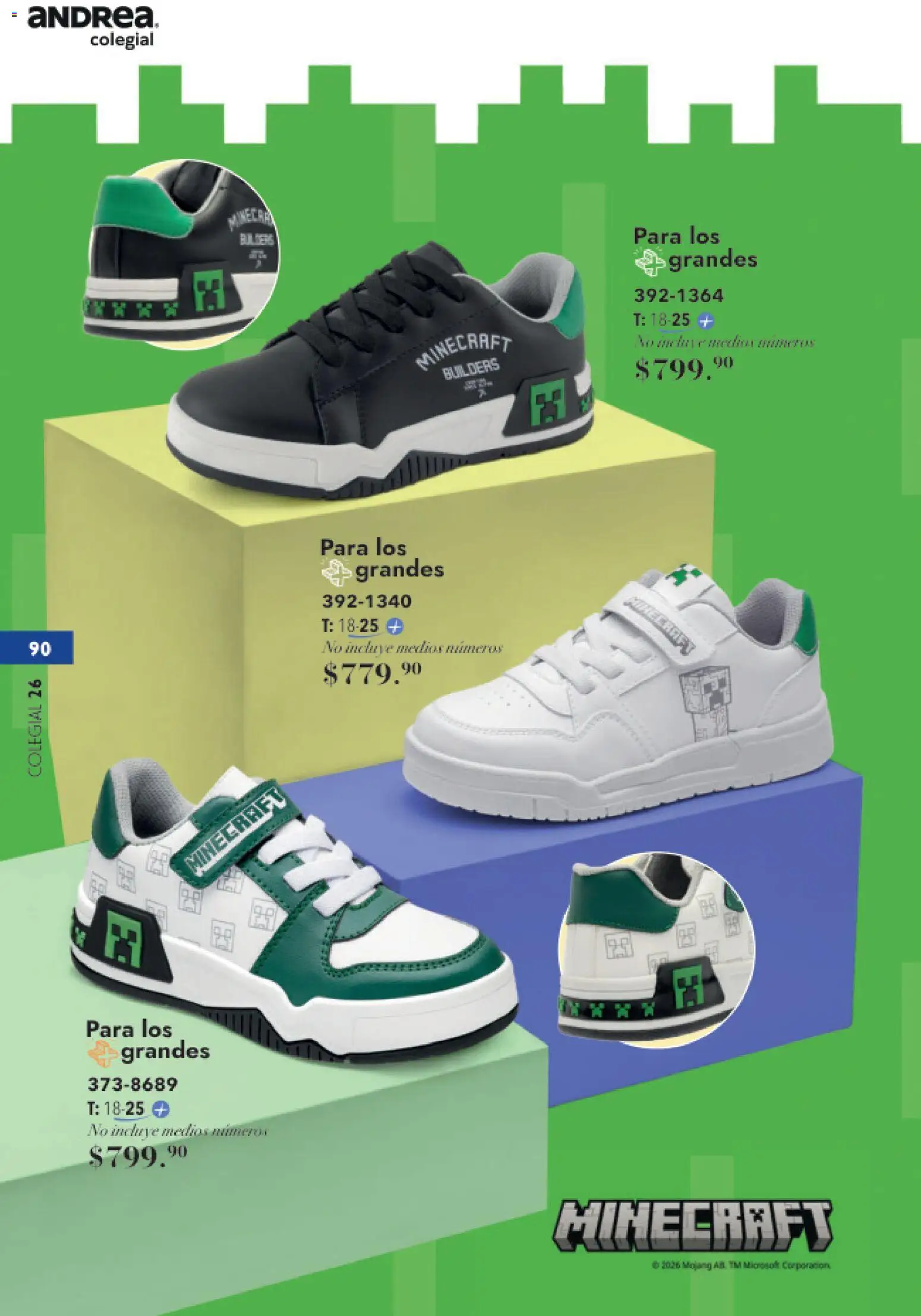 Nuevas ofertas de Andrea válidas en toda la República Mexicana desde el 23/05/2026. ¡Encuentra las mejores ofertas en Andrea catálogo Colegial! | Página: 90