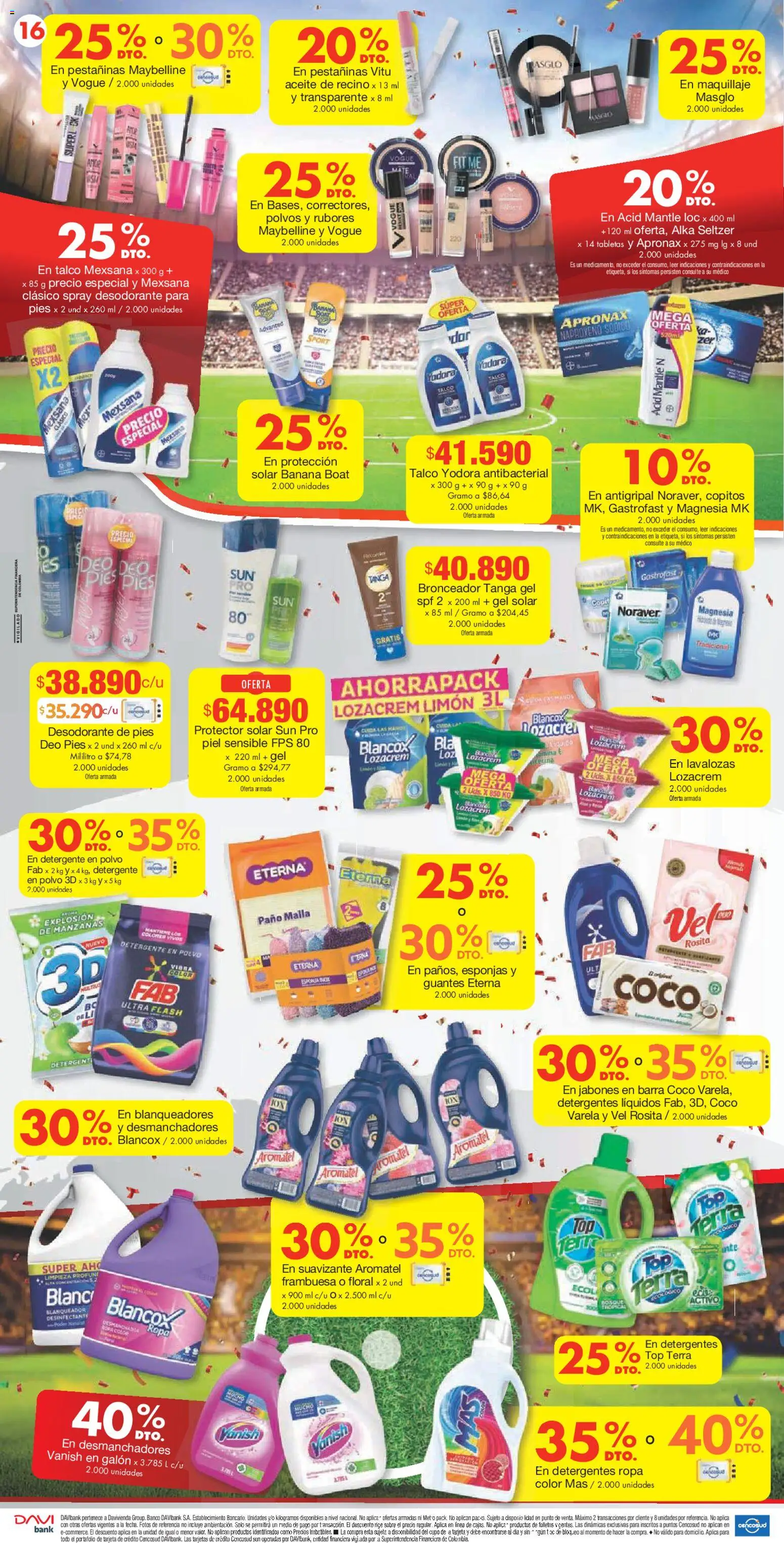 Metro revista - valida desde el 11.06.2026 | Página: 16 | Productos: Manzanas, Sobre, Protector solar, Desodorante