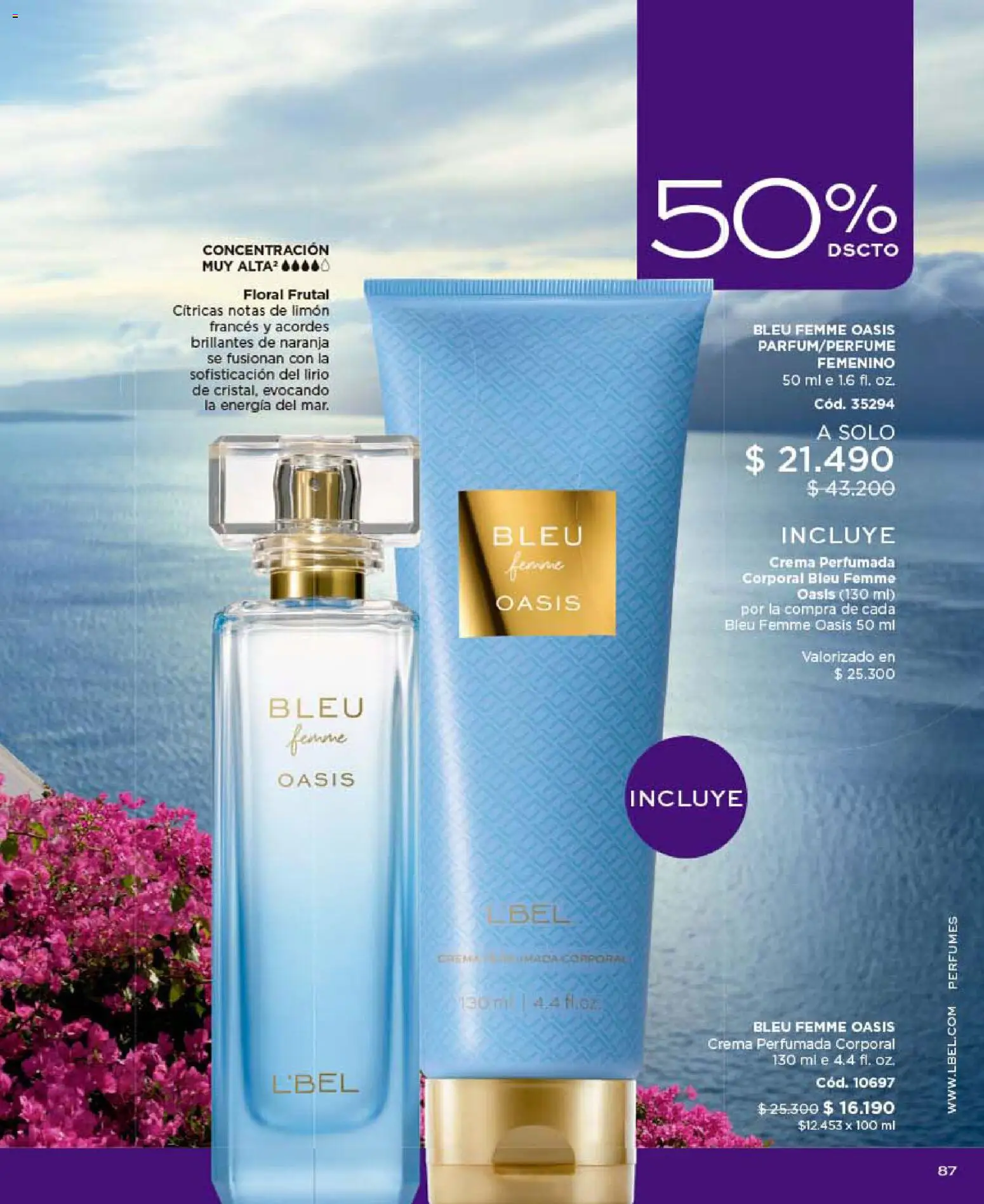 Catálogo L'Bel Campaña 10 │ válido desde el 01.06.2026 | Página: 87 | Productos: Limón, Crema