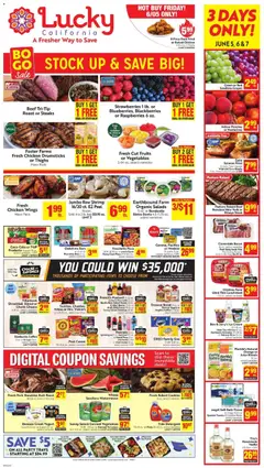 Preview of Lucky Supermarkets weekly ads valid from 03.06.2026