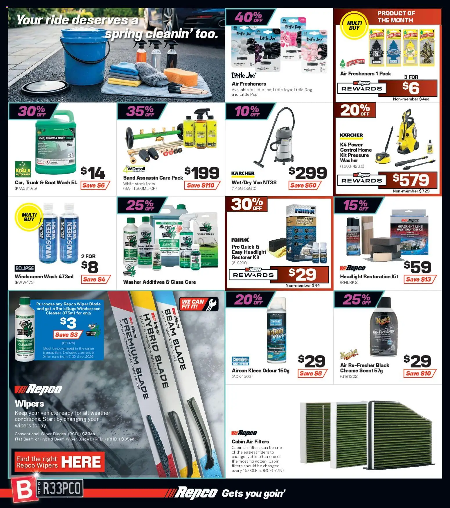 Repco catalogue - valid from 09/09/2026 | Page: 2 | Products: Cleaner, Washer