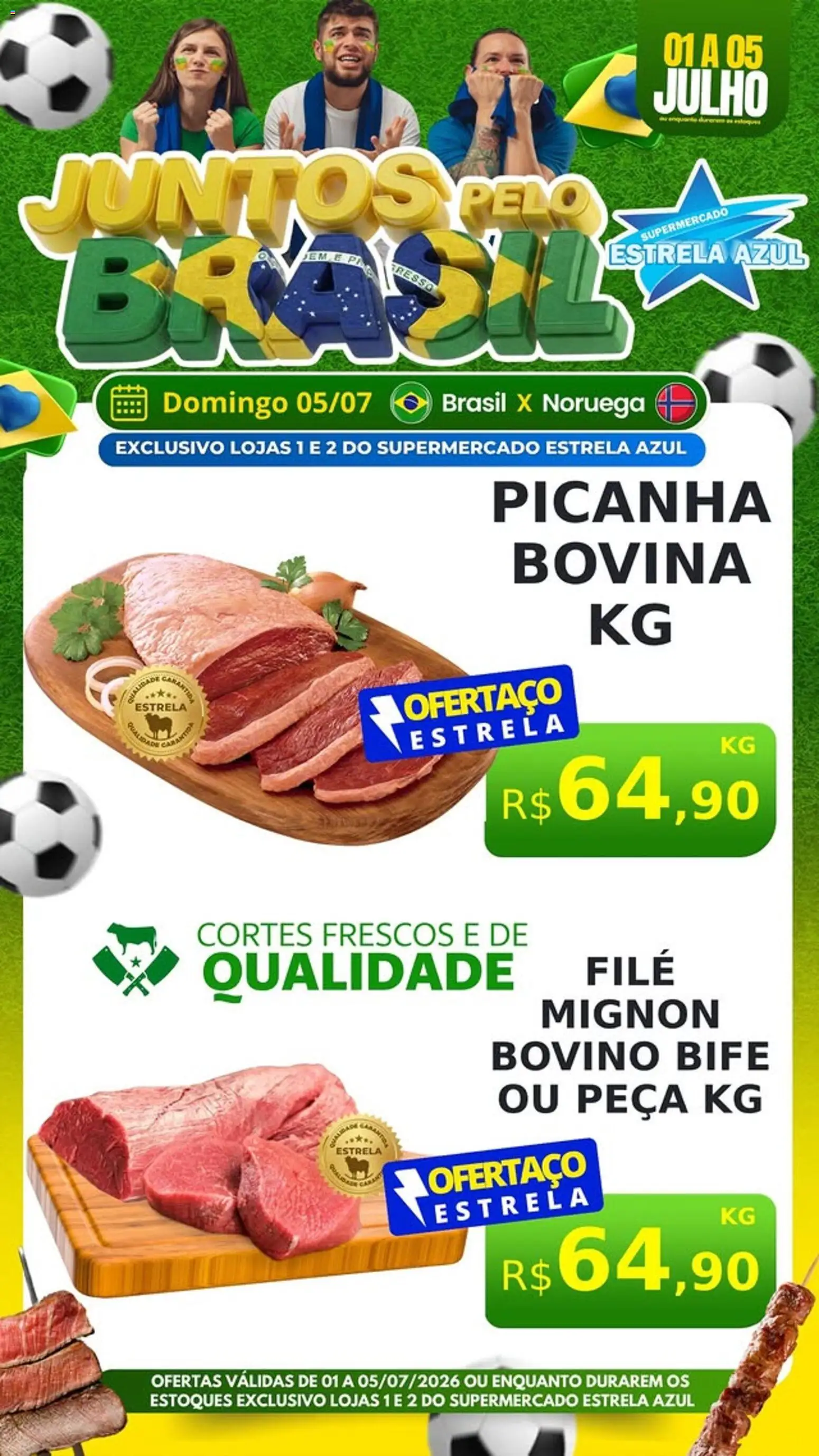 Estrela Azul Folheto - válido de 01/07/2026 | Página: 5 | Produtos: Filé mignon, Picanha