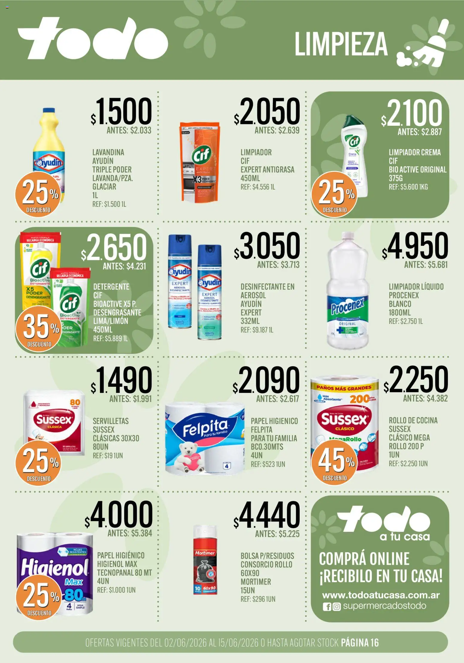 Supermercados TODO - Ofertas │ válido desde el 02.06.2026 | Página: 16