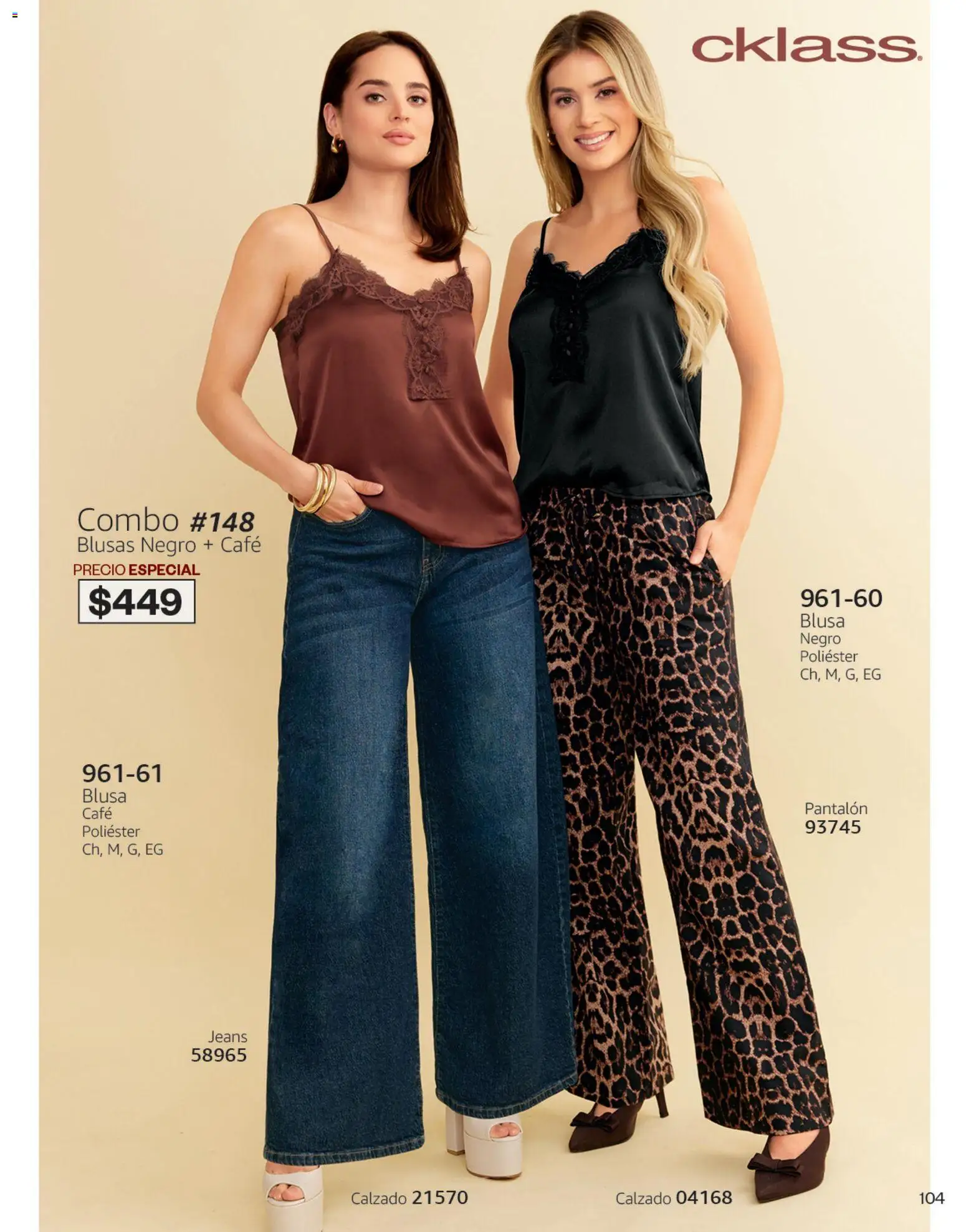 Nuevas ofertas de Cklass válidas en toda la República Mexicana desde el 08/07/2026. ¡Encuentra las mejores ofertas en Cklass catálogo Otoño Invierno! | Página: 107 | Productos: Blusa, Café