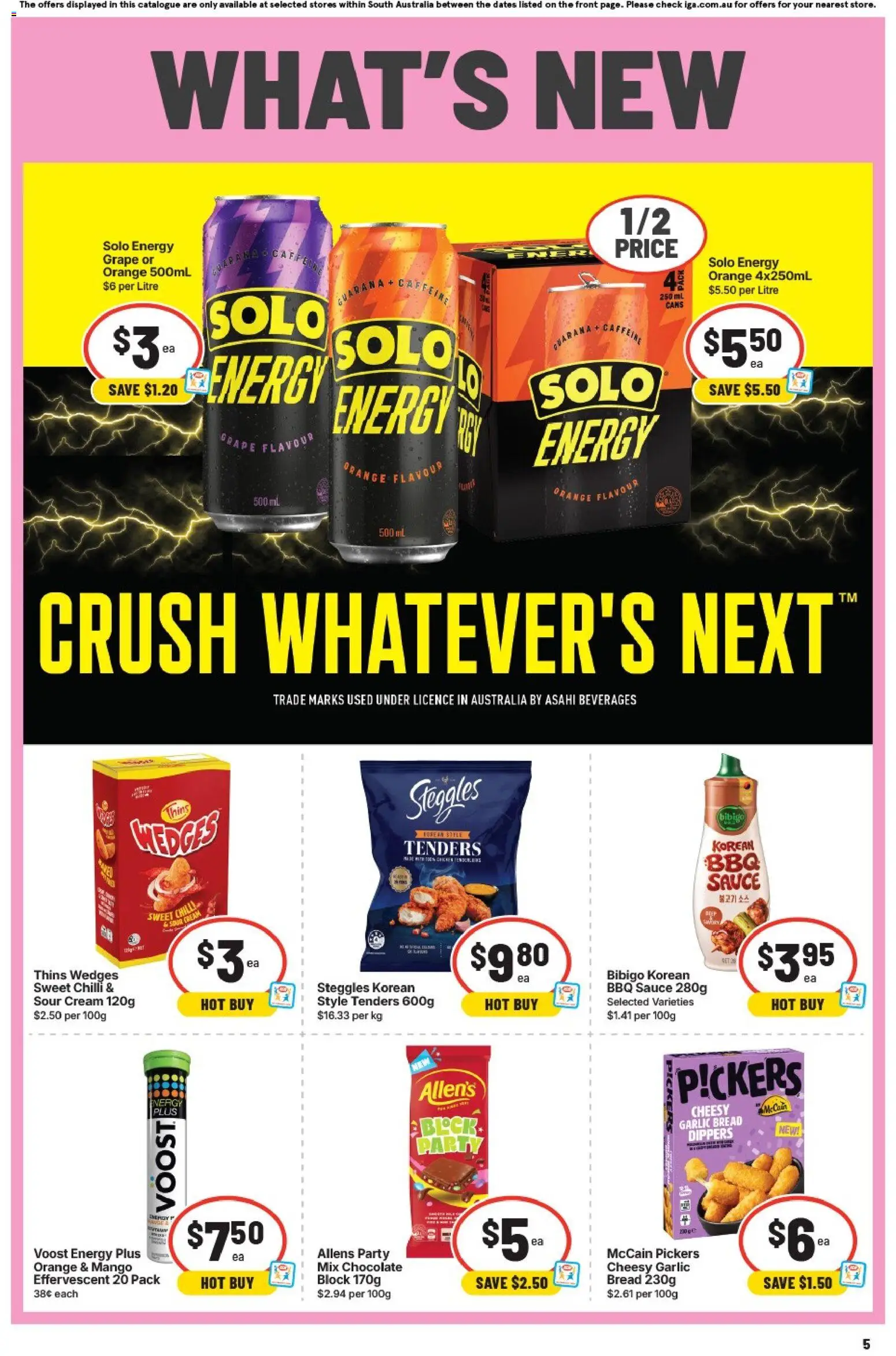 IGA catalogue - valid from 09/09/2026 | Page: 6 | Products: Bread, Chocolate, Sauce, Chilli