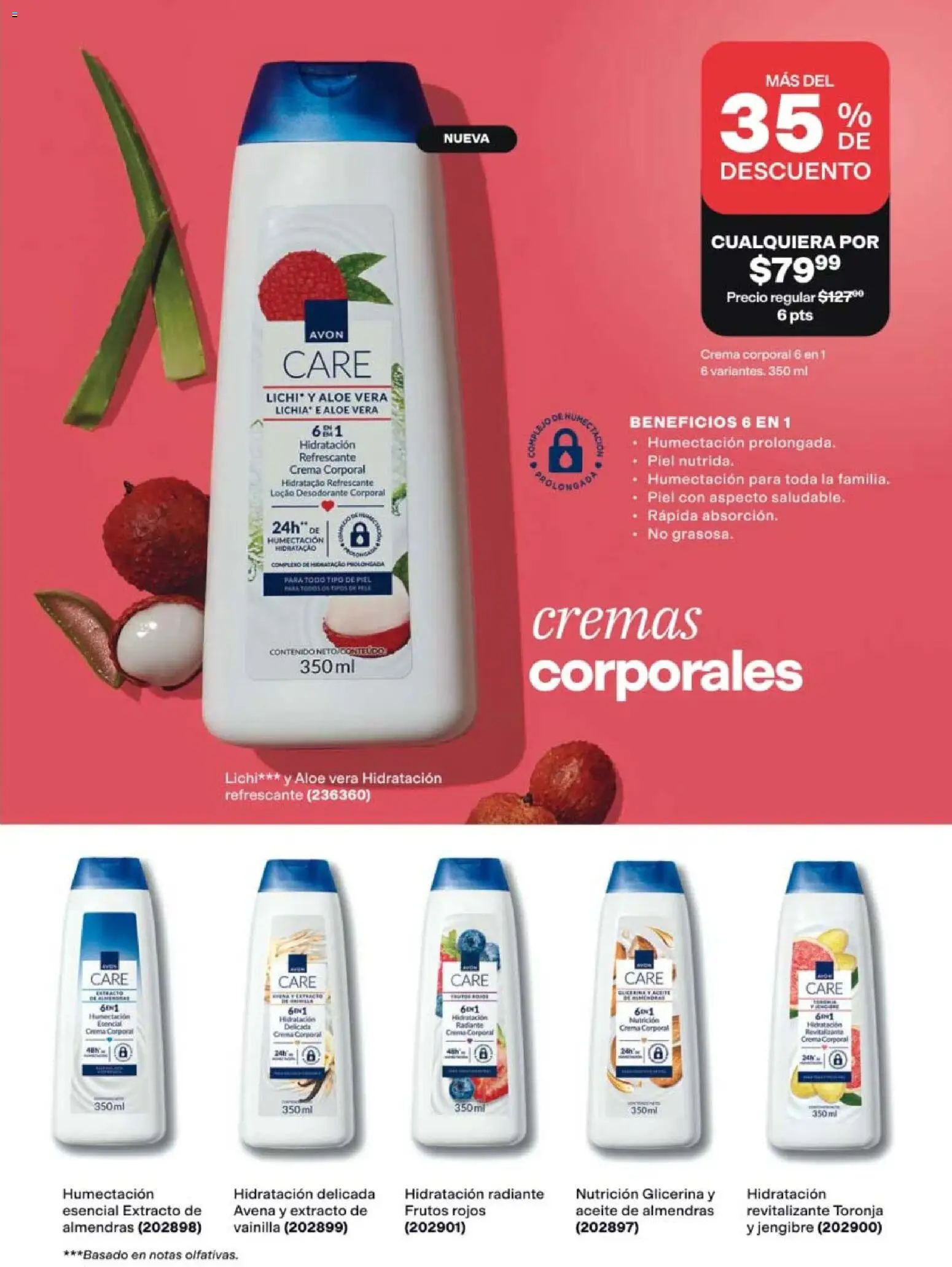 Nuevas ofertas de AVON válidas en toda la República Mexicana desde el 20/08/2026. ¡Encuentra las mejores ofertas en AVON campaña 12 2026! | Página: 133 | Productos: Desodorante, Crema, Radiante, Crema corporal