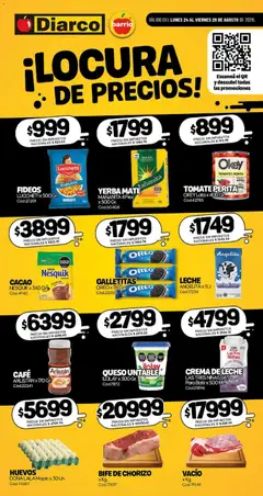 Vista previa Diarco - Especial Locura De Precios válido desde el 24/08/2026