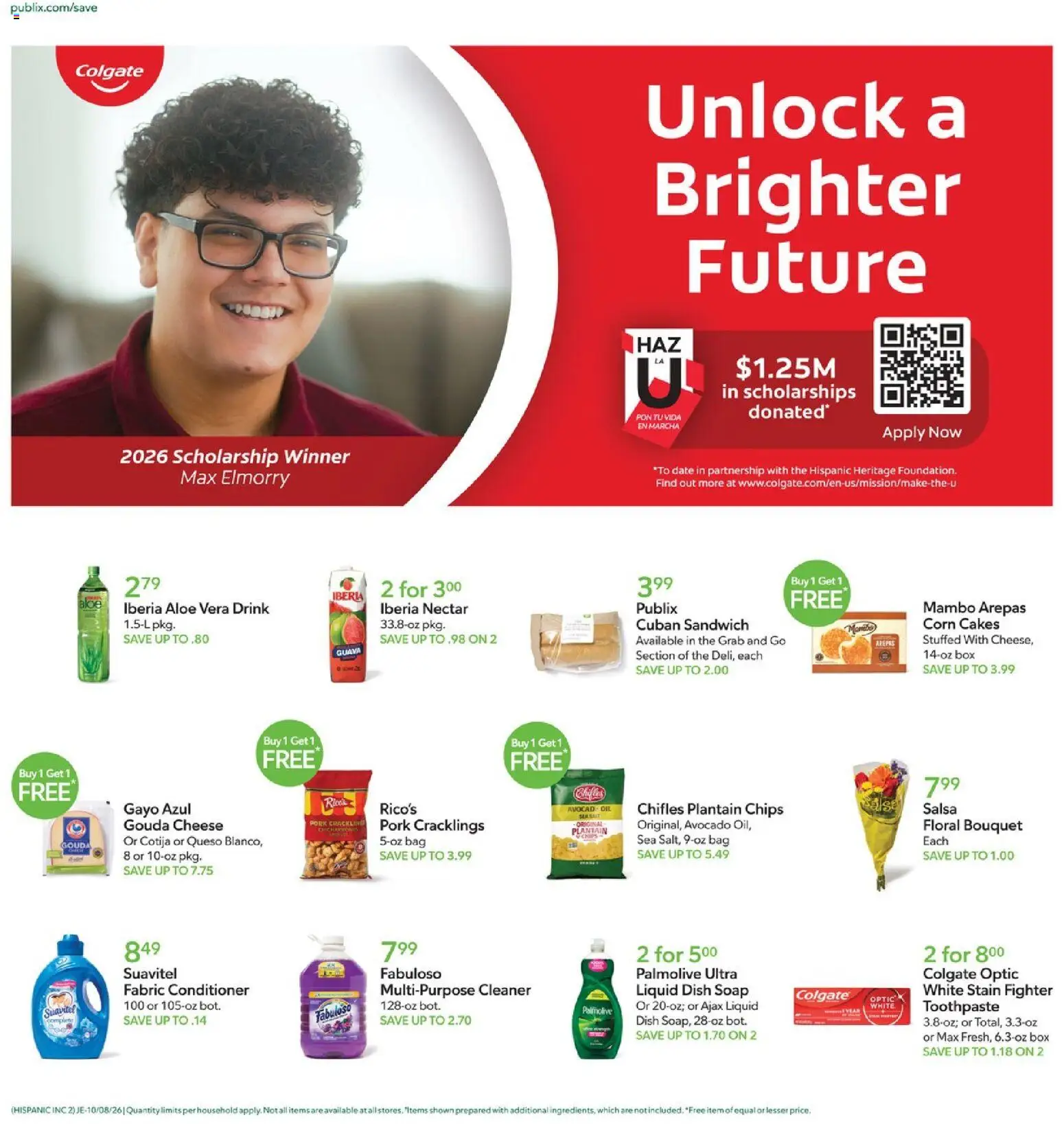 Publix Ad - valid from 10/08/2026 | Page: 2
