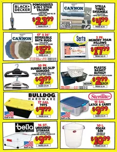 Preview of Ollie's weekly ads valid from 07/08/2026 | Page: 3 | Products: Pillow, Vacuum, Swivel, Basket