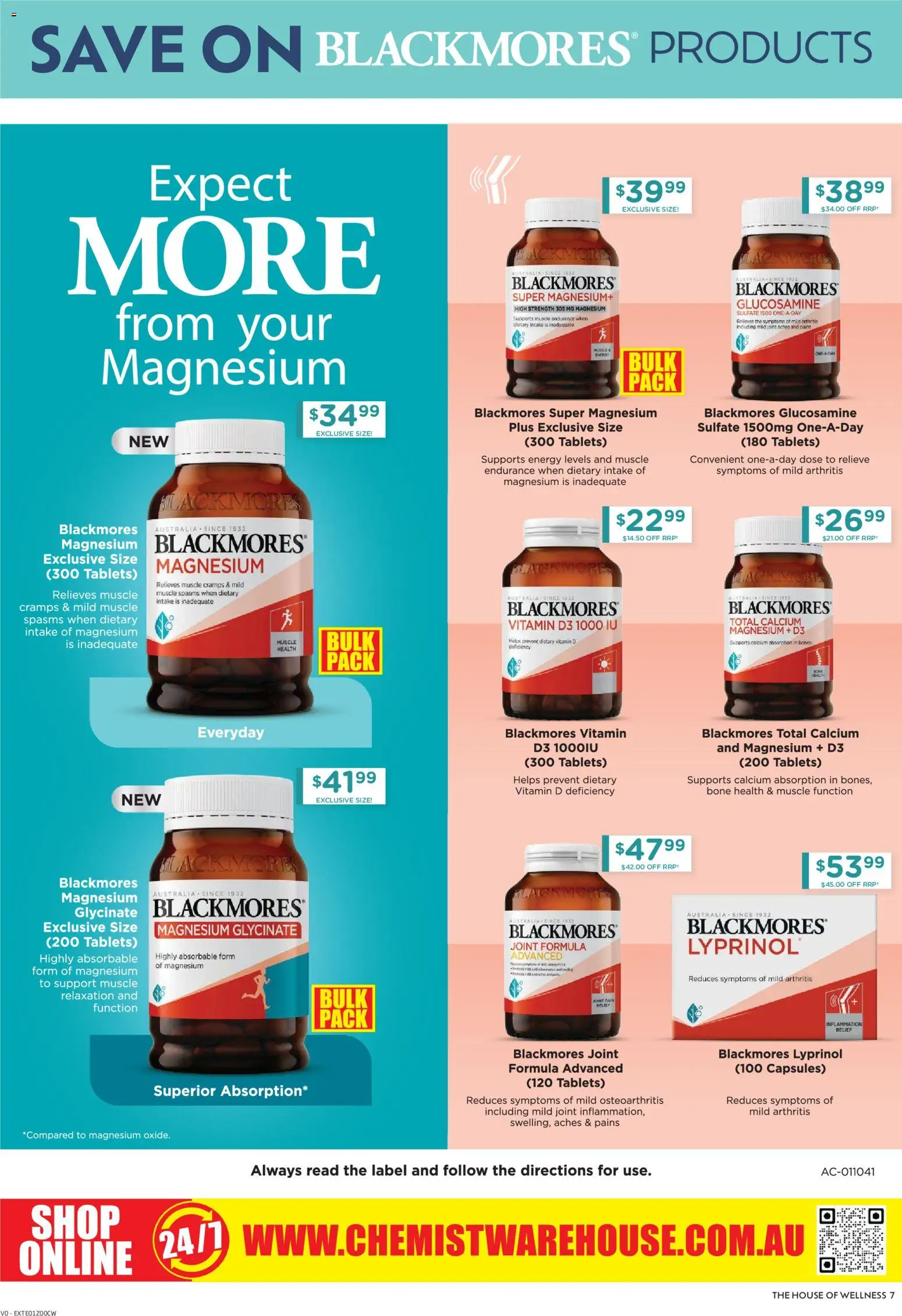 Chemist Warehouse catalogue - valid from 17/07/2026 | Page: 7 | Products: Tablets, Vitamin