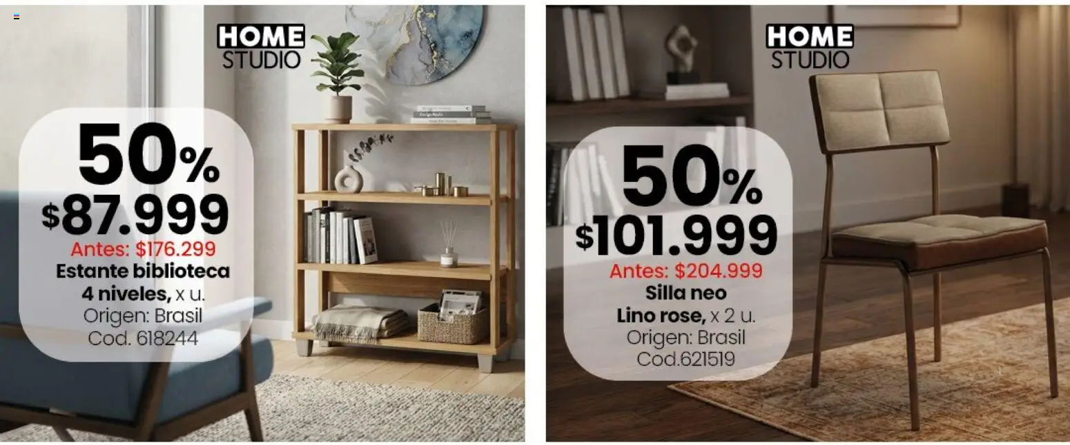 Coto - Bazar, deco, aire libre y mascotas │ válido desde el 20/07/2026 | Página: 4 | Productos: Estante, Silla, Biblioteca