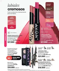 Avon catálogo Ciclo 14/2026 -  Vista previa de la revista de la tienda Avon valido desde el 19/09/2026 | Página: 43 | Productos: Bálsamo labial, Bálsamo, Maquillaje, Delineador