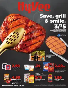 Preview of HyVee weekly ads valid from 22.06.2026