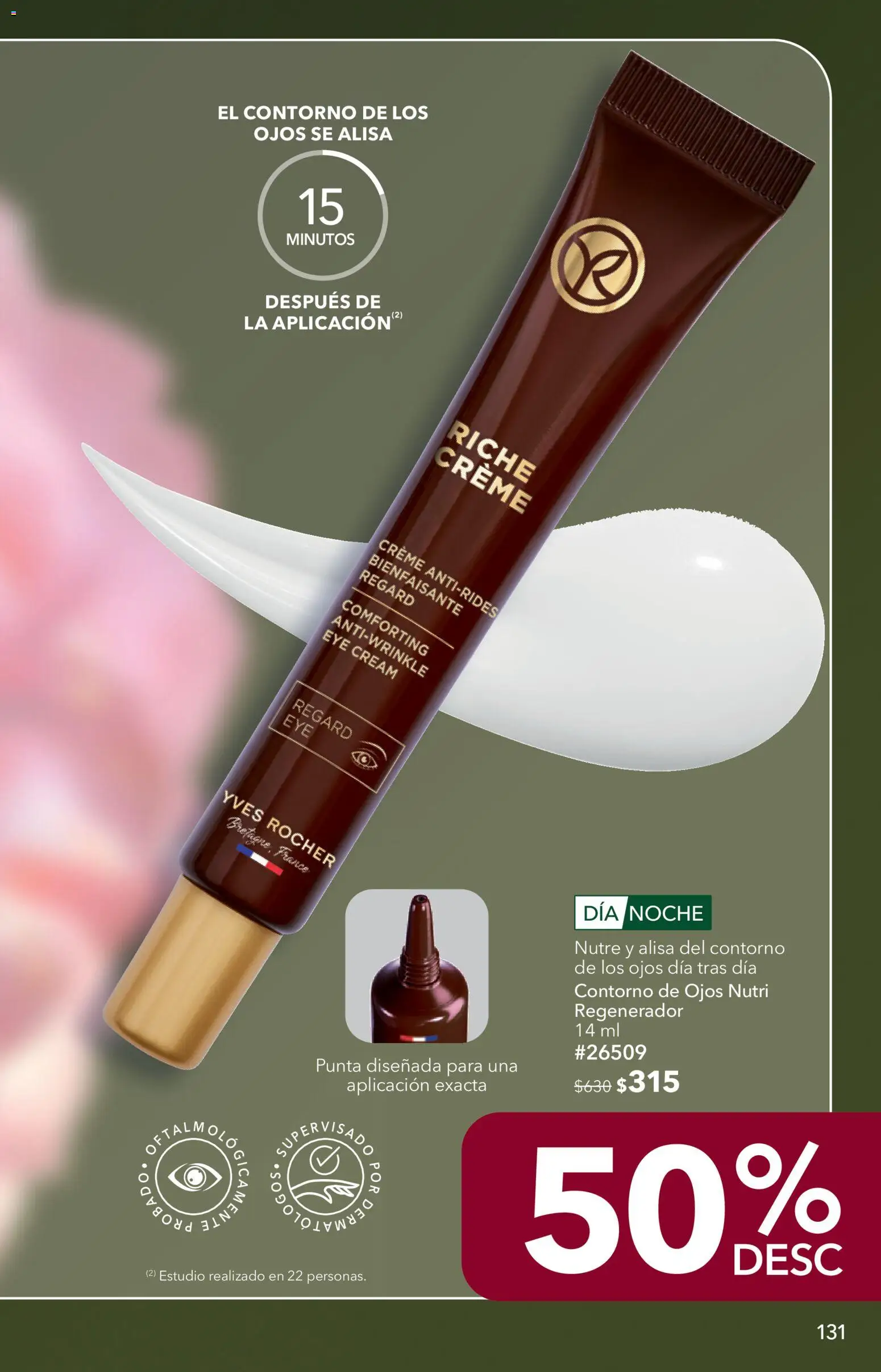 Nuevas ofertas de Yves Rocher válidas en toda la República Mexicana desde el 27/10/2026. ¡Encuentra las mejores ofertas en Yves Rocher campaña 15 2026! | Página: 133