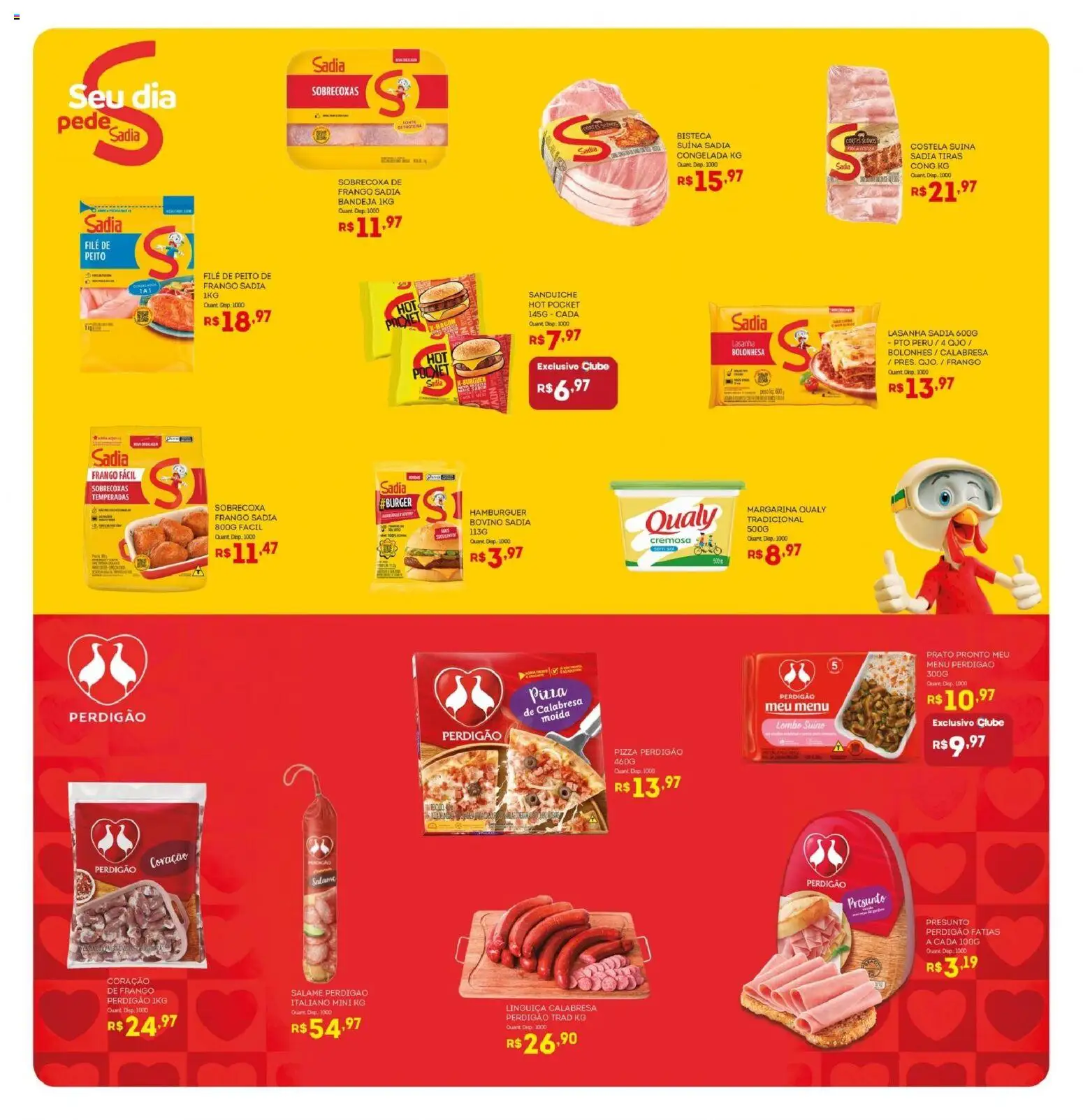 Bistek Supermercados Folheto - válido de 22.04.2026 | Página: 9 | Produtos: Pizza, Sanduíche, Lasanha, Margarina