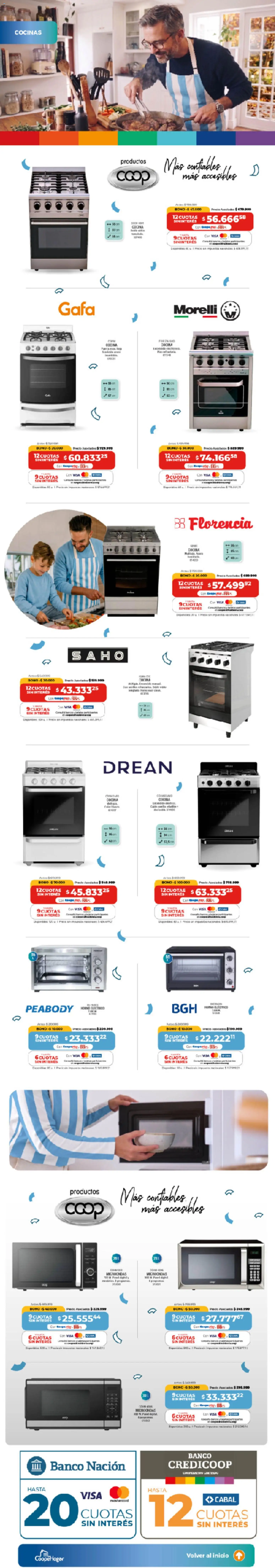 Cooperativa Obrera Día del Papá │ válido desde el 11.06.2026 | Página: 10 | Productos: Horno, Cocina, Microondas, Horno eléctrico