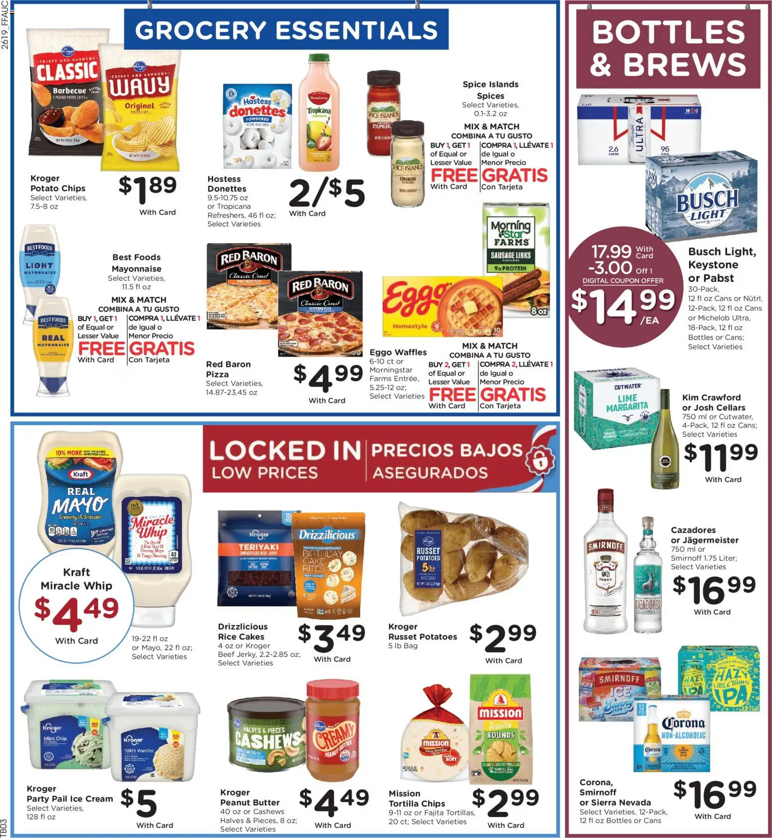 Fry's Food Weekly Ad - valid from 10.06.2026 | Page: 8 | Products: Butter, Rice, Chips, Ice cream
