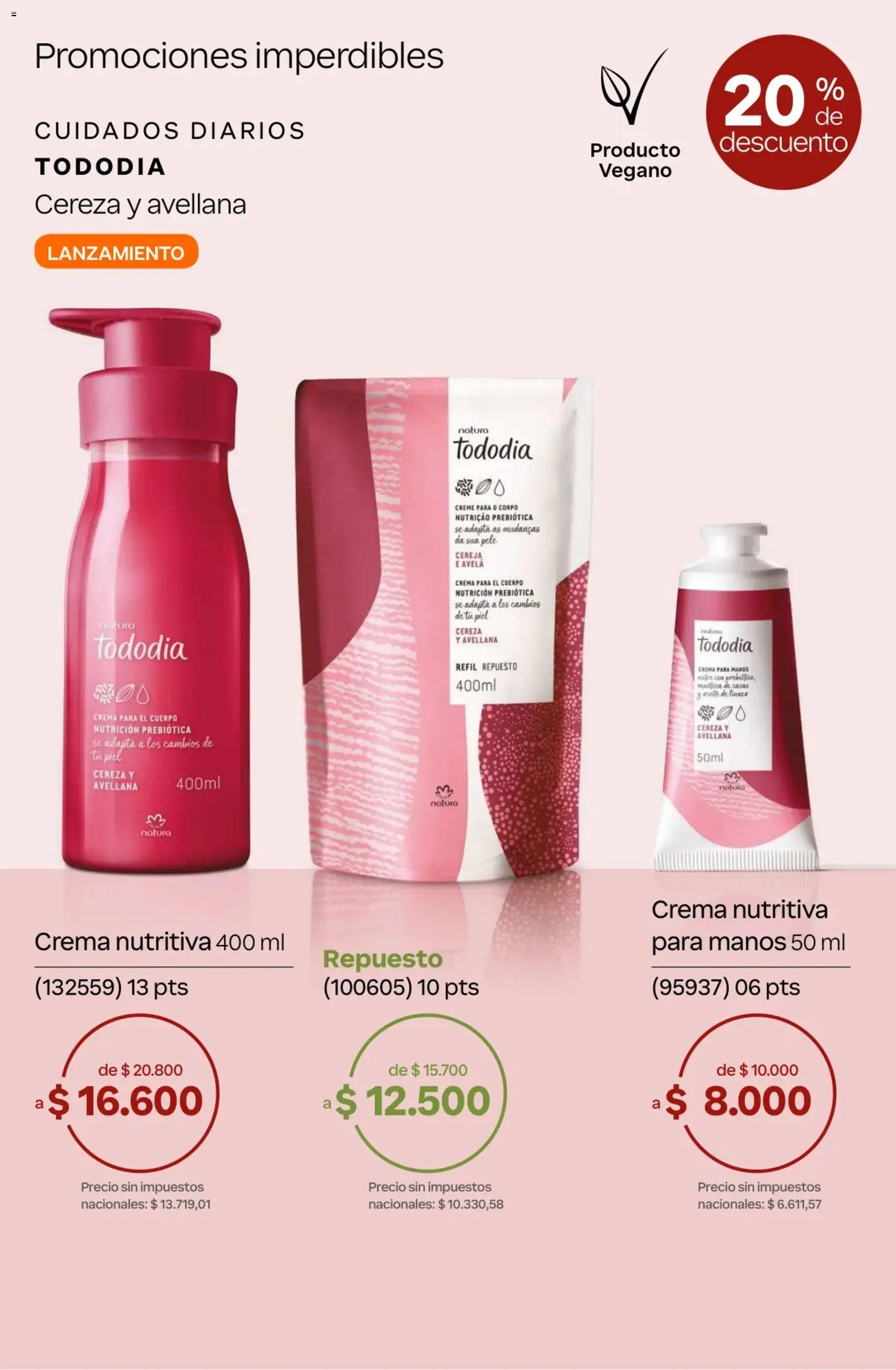 Catálogo Natura Ciclo 10 │ válido desde el 30/06/2026 | Página: 54 | Productos: Aceite, Crema para el cuerpo, Cacao, Crema