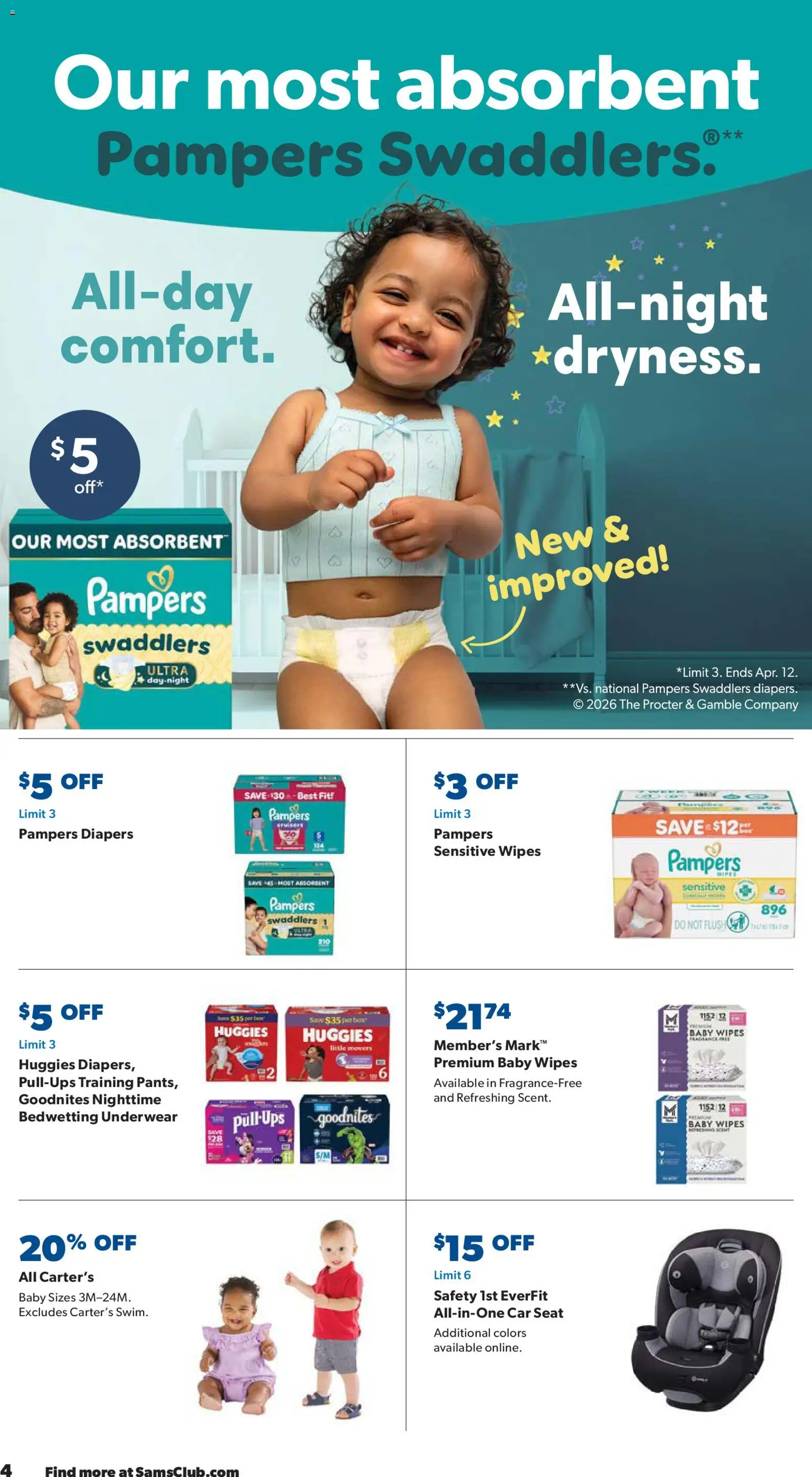 Sam's Club Instant Savings Book March - valid from 18.03.2026 | Page: 4 | Products: Underwear