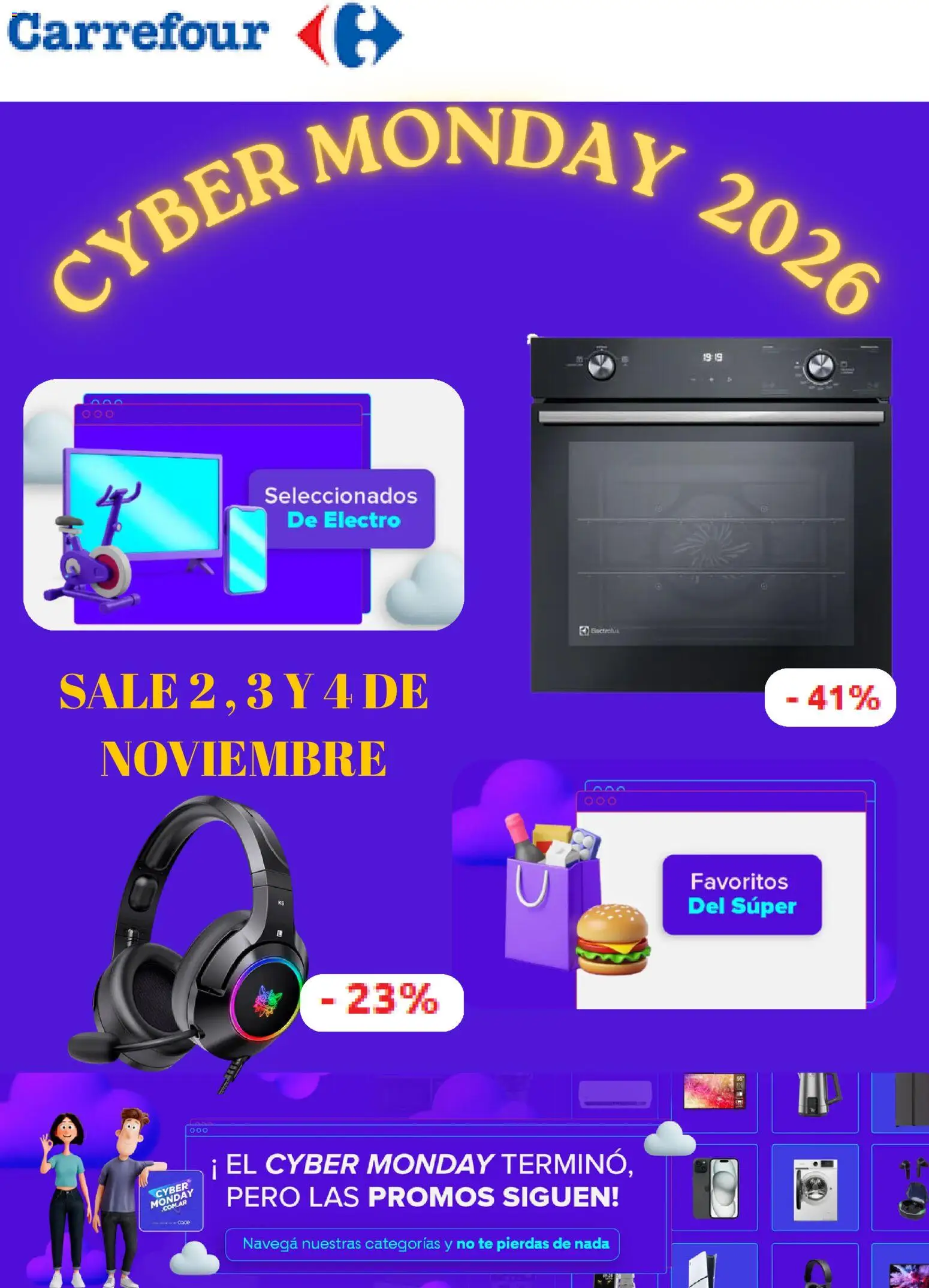 Folleto Carrefour - Página 1 - Ofertas válidas hasta el 4 de noviembre de 2026