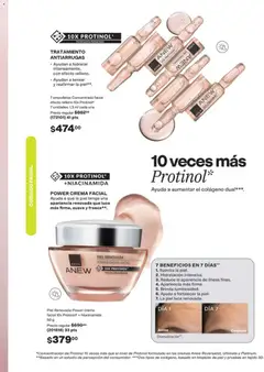 Vista previa de Piel Renovada Power crema facial 10x Protinol* + Niacinamida, Piel Renovada Power crema facial 10x Protinol* + Niacinamida 50 g, nuevo folleto de la tienda, válido en México a partir del 08.05.2026 | Página: 125 | Productos: Crema