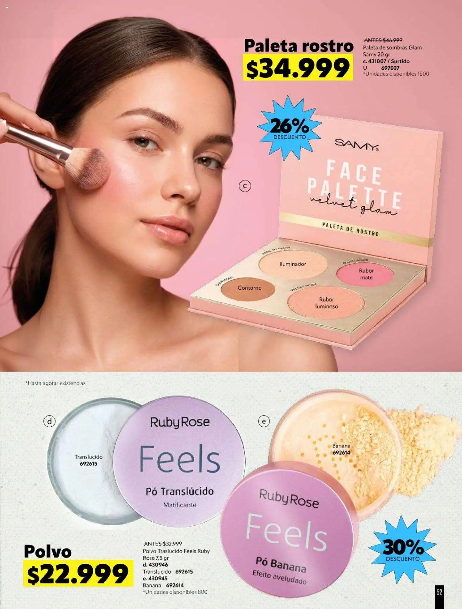 Carmel revista - valida desde el 01/10/2026 | Página: 243 | Productos: Iluminador, Rubor, Polvo, Contorno
