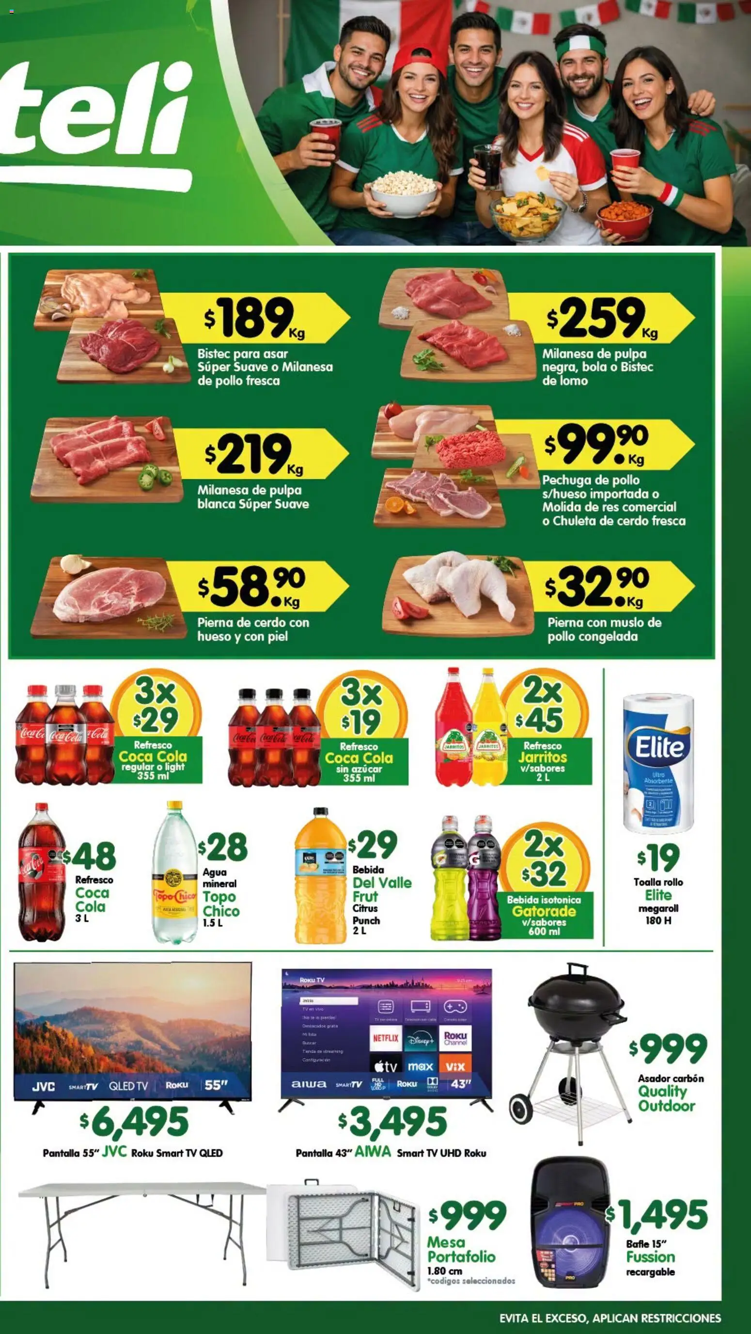 Nuevas ofertas de Arteli válidas en toda la República Mexicana desde el 10/07/2026. ¡Encuentra las mejores ofertas en Arteli folleto Tuxpan! | Página: 2 | Productos: Milanesa, Refresco, Res, Toalla