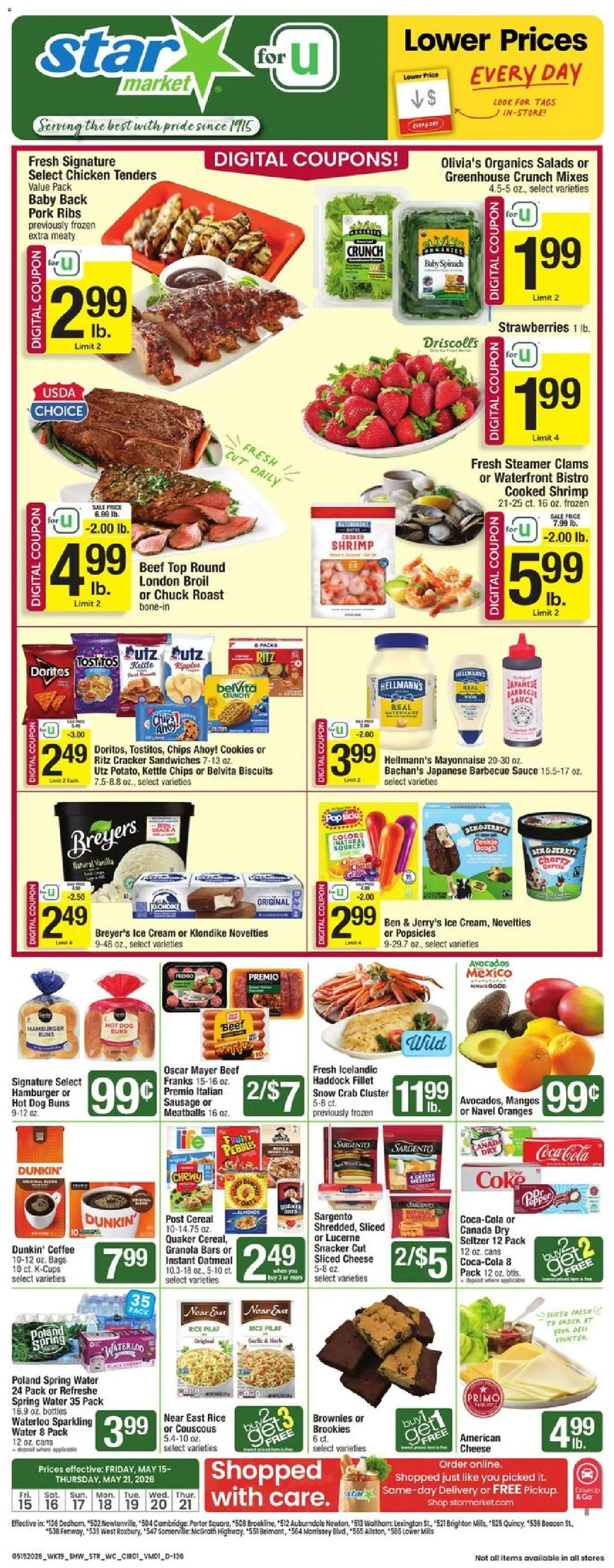 Star Market Weekly Ad - valid from 15.05.2026 | Page: 1