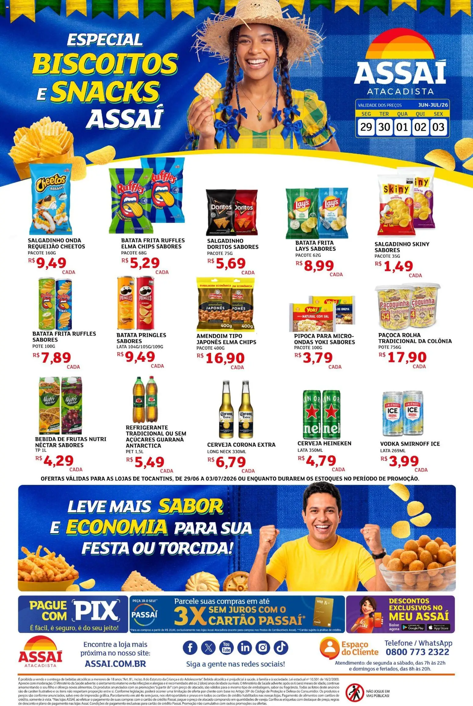 Assaí Atacadista Folheto - válido de 29/06/2026 | Página: 1