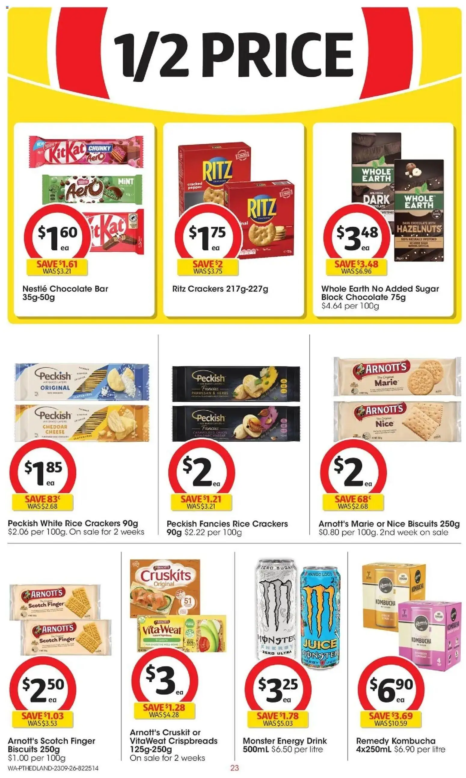 ﻿Coles catalogue valid from 23/09/2026 > Online Australia | Page: 23 | Products: Cocoa, Onion, Lemonade, Hazelnuts