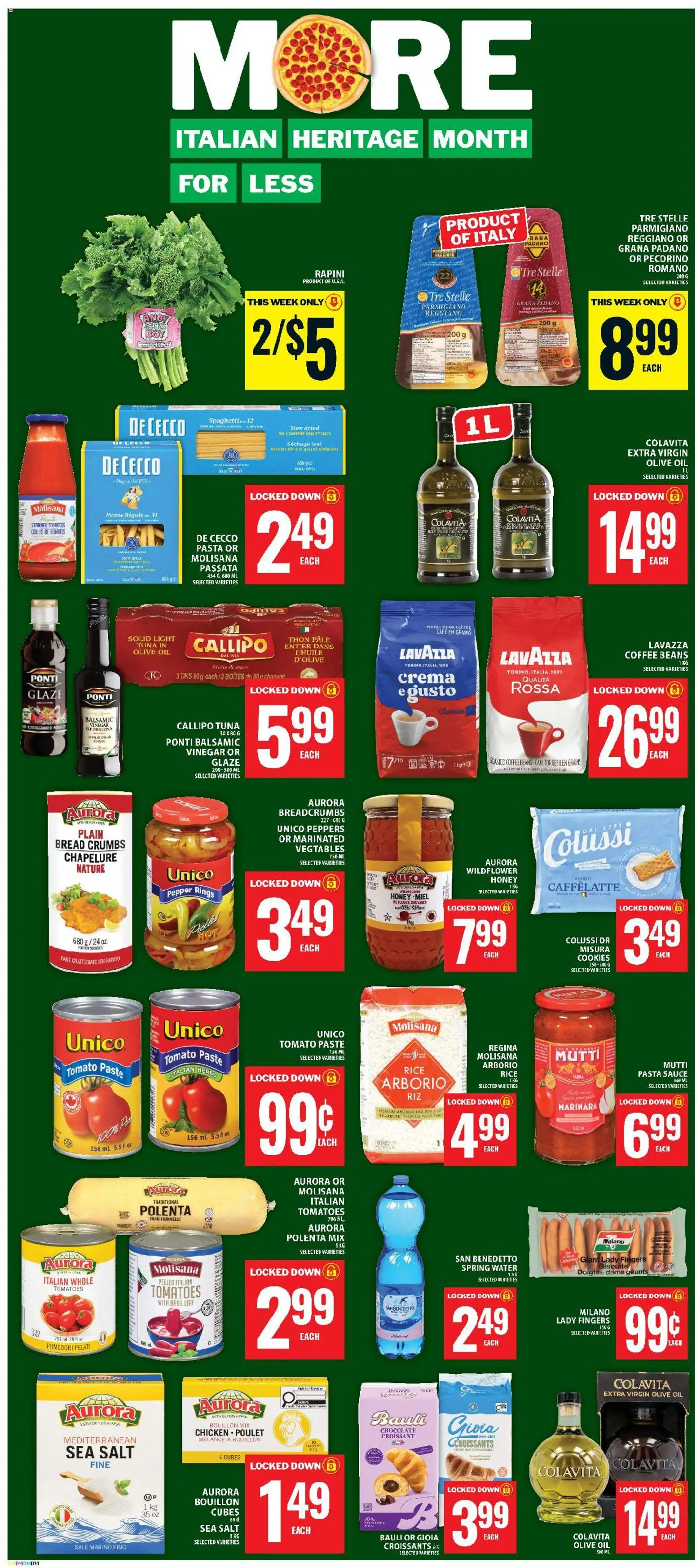 Food Basics flyer valid from 18.06.2026 | Page: 15 | Products: Pasta, Cookies, Oil, Tomatoes
