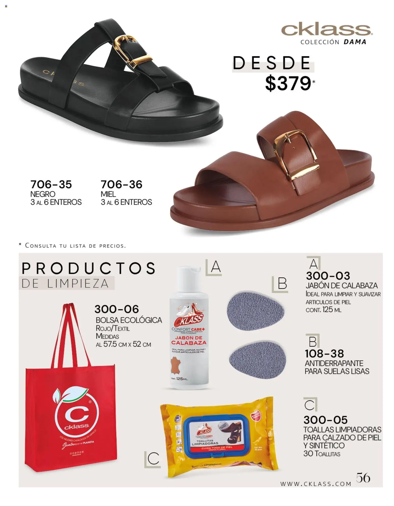 Nuevas ofertas de Cklass válidas en toda la República Mexicana desde el 08/07/2026. ¡Encuentra las mejores ofertas en Cklass catálogo Gala y glamour! | Página: 91 | Productos: Bolsa, Toallas, Jabón