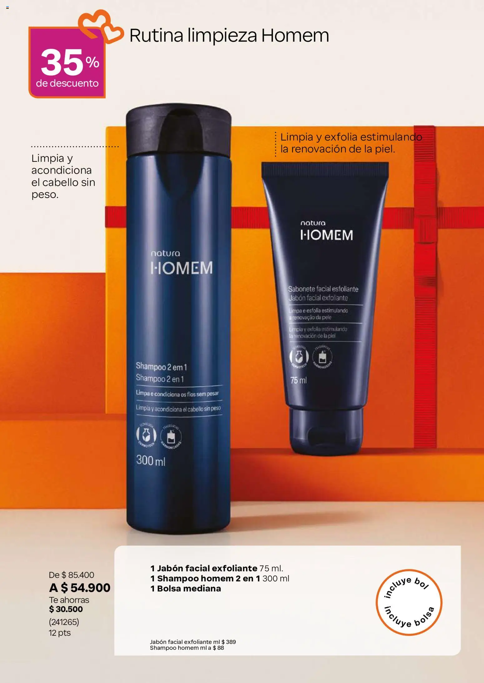 Natura revista - valida desde el 22/07/2026 | Página: 23 | Productos: Té, Peso, Shampoo, Jabón