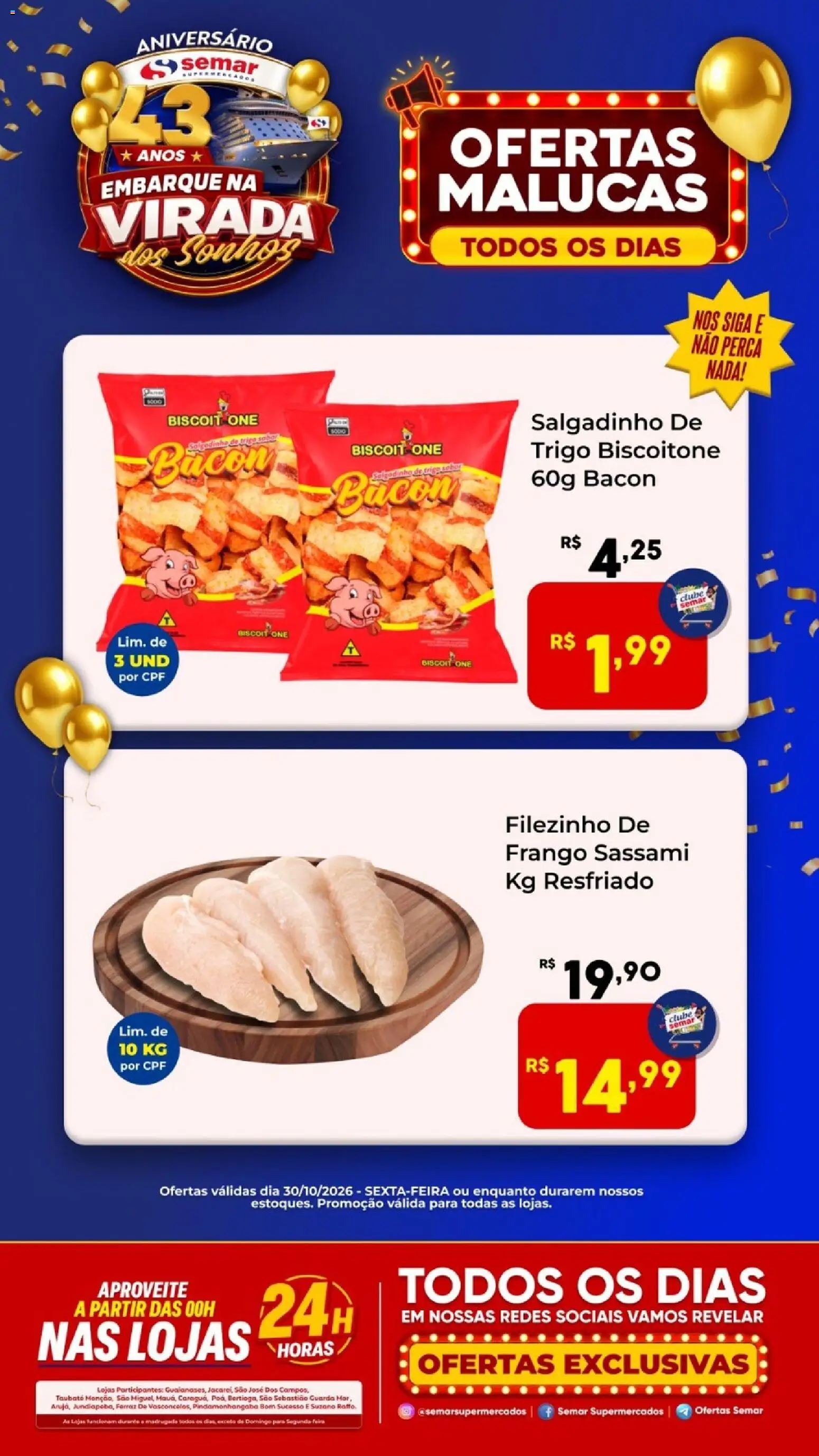 Semar Supermercado Folheto - válido de 30/10/2026 | Página: 1