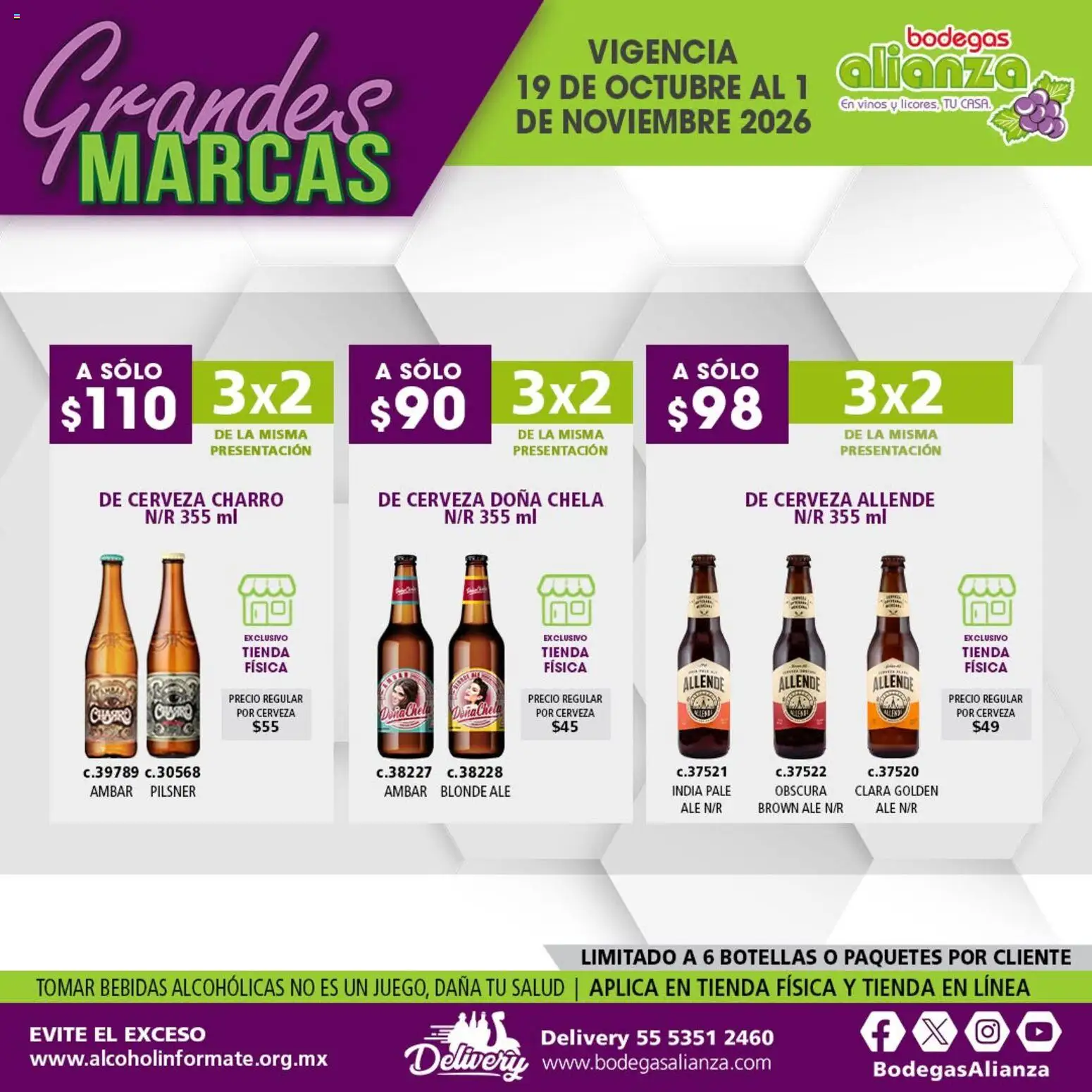 Nuevas ofertas de Bodegas Alianza válidas en toda la República Mexicana desde el 19/10/2026. ¡Encuentra las mejores ofertas en Bodegas Alianza catálogo Grandes Marcas! | Página: 2